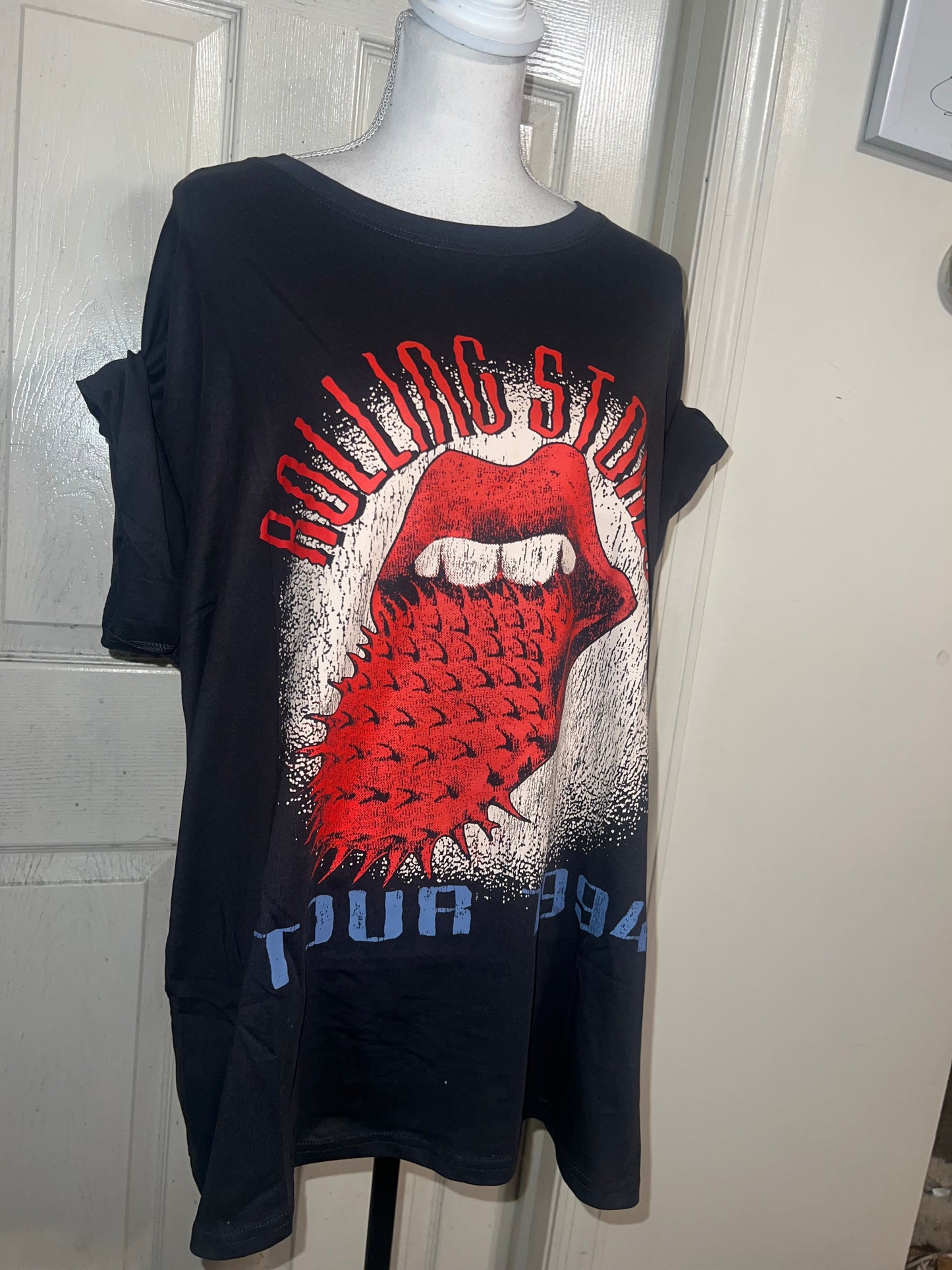 Rolling Stones Oversized Distressed Tee
