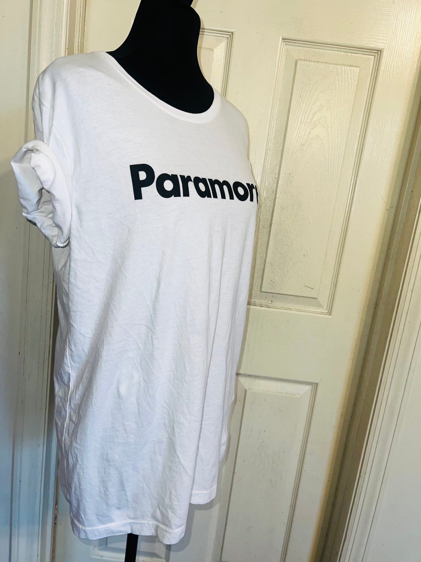 Paramore This is Why Double Sided Oversized Distressed Tee