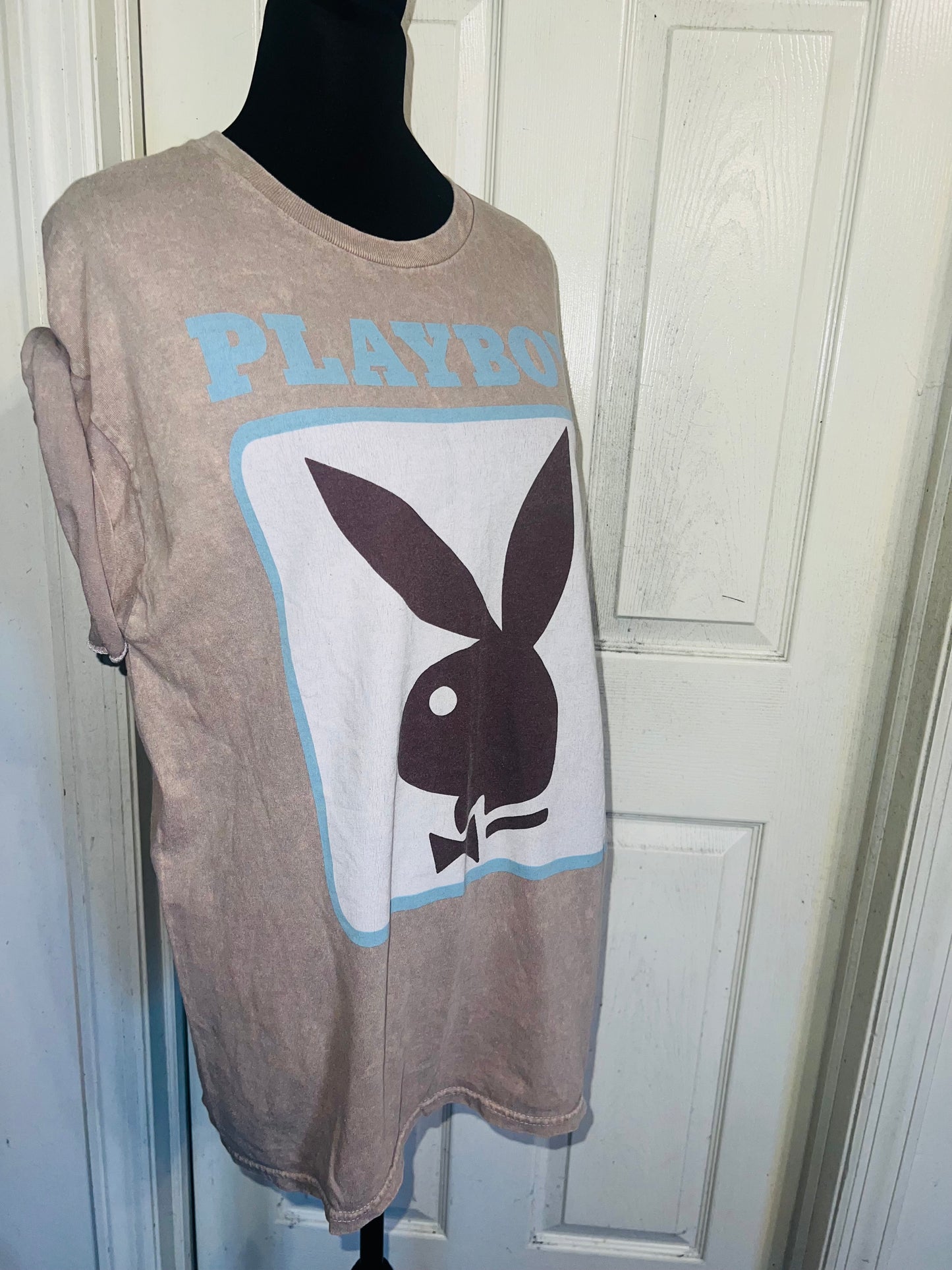 Playboy Oversized Distressed Tee