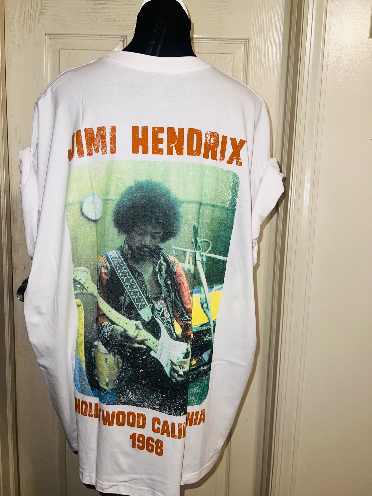 Jimi Hendrix Double Sided Oversized Distressed Tee