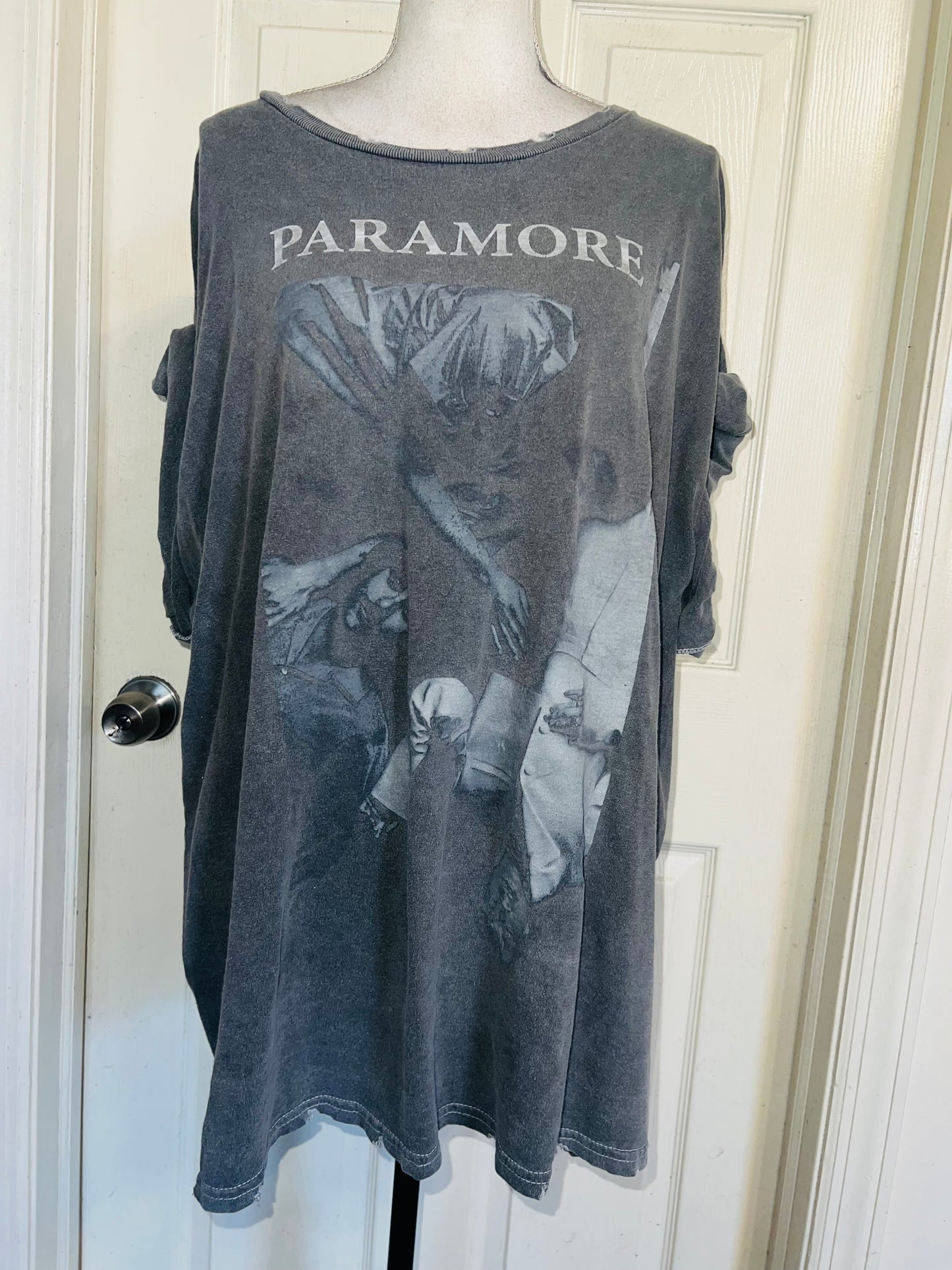 Paramore Oversized Distressed Tee
