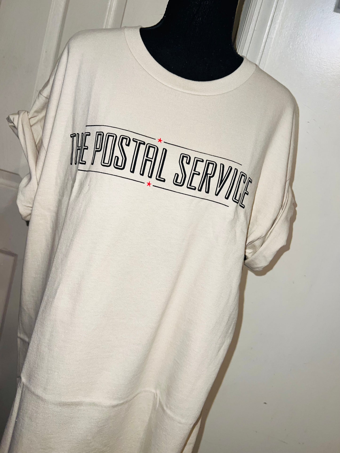 The Postal Service Oversized Distressed Tee