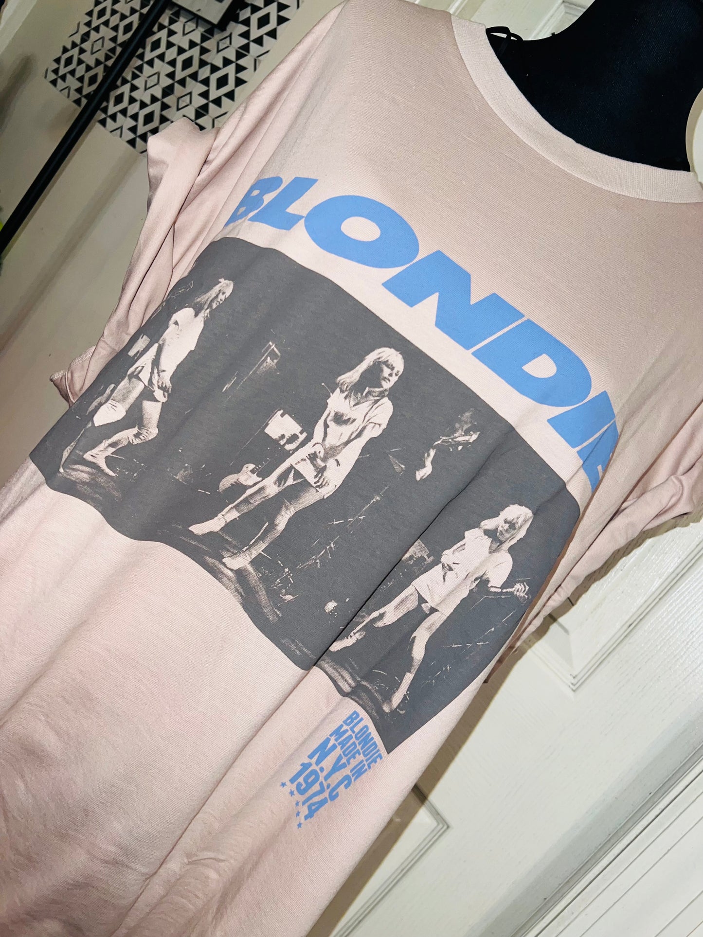 Blondie Oversized Distressed Tee