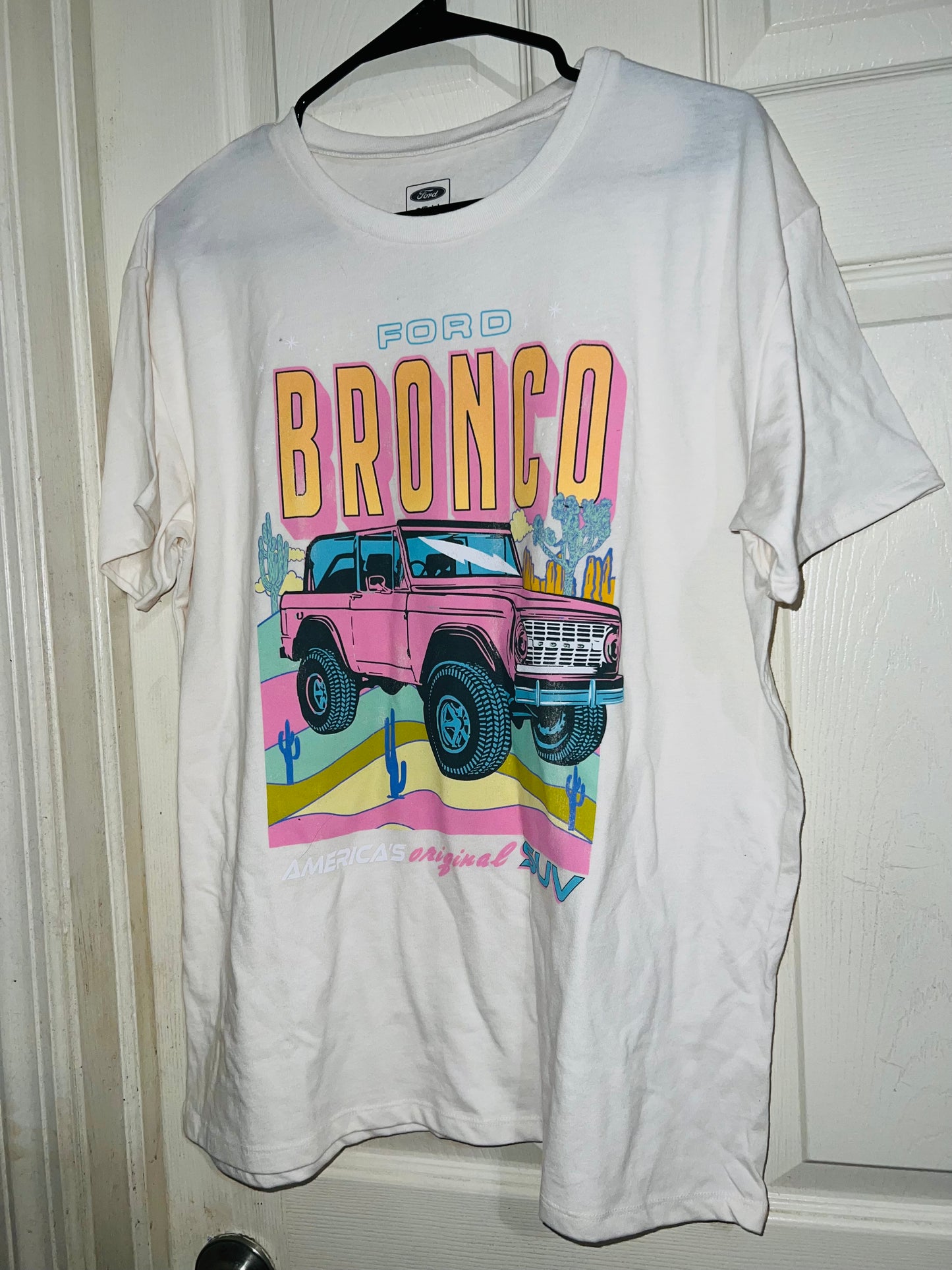 Ford Bronco Oversized Distressed Tee