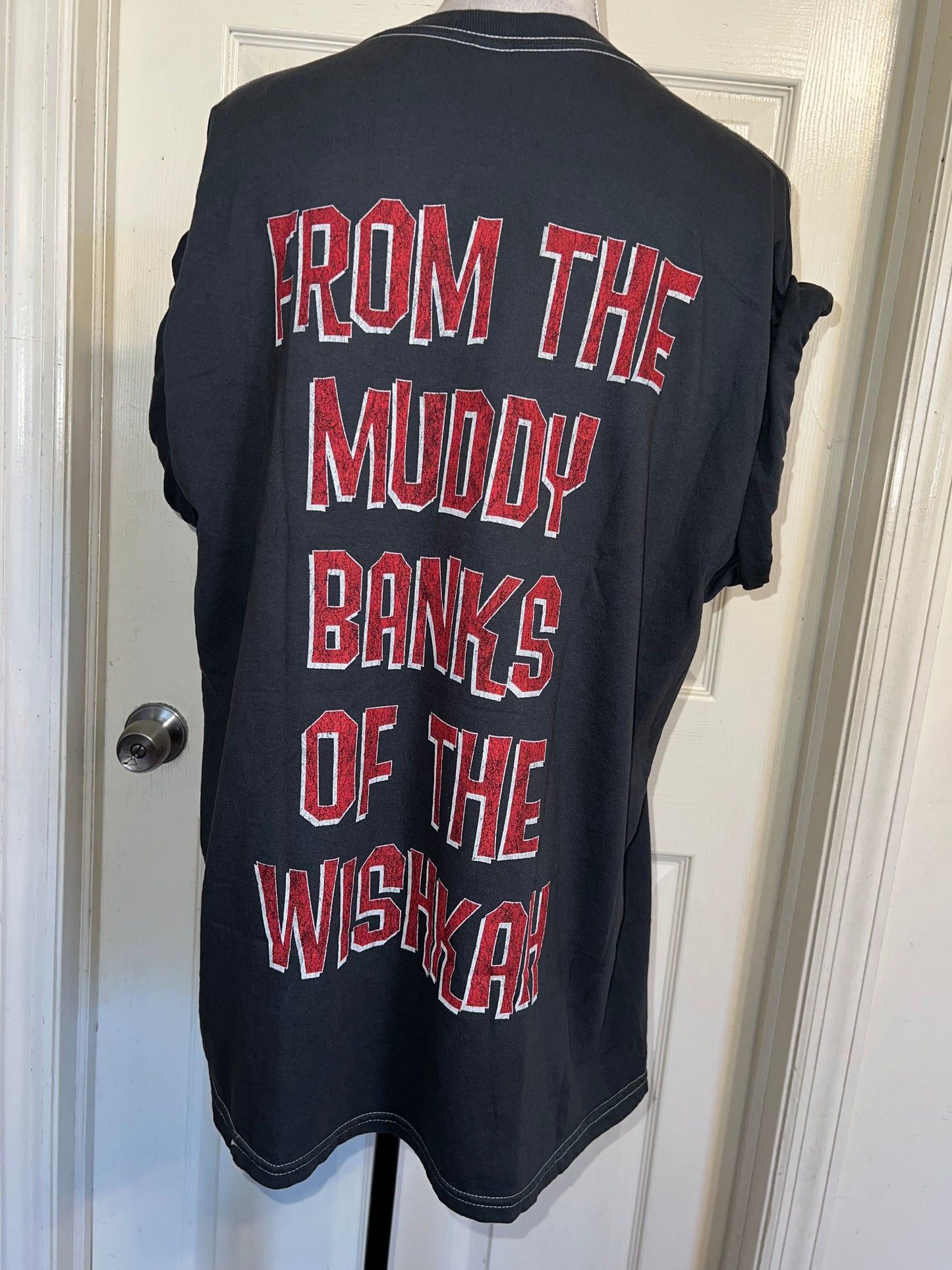 Nirvana Double Sided Oversized Distressed Tee