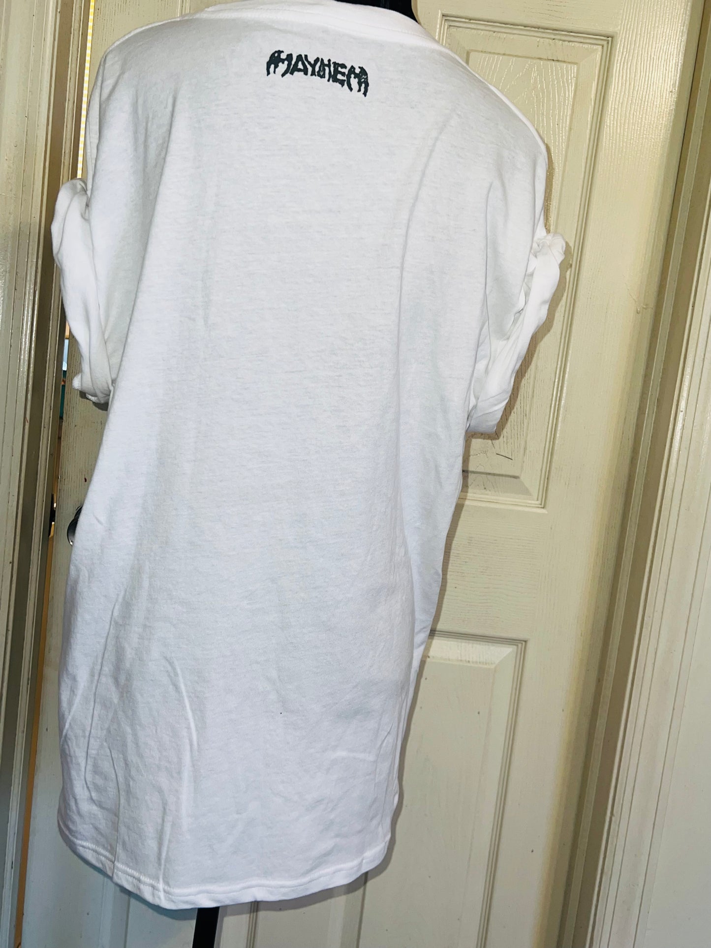 Lady Gaga Oversized Distressed Tee