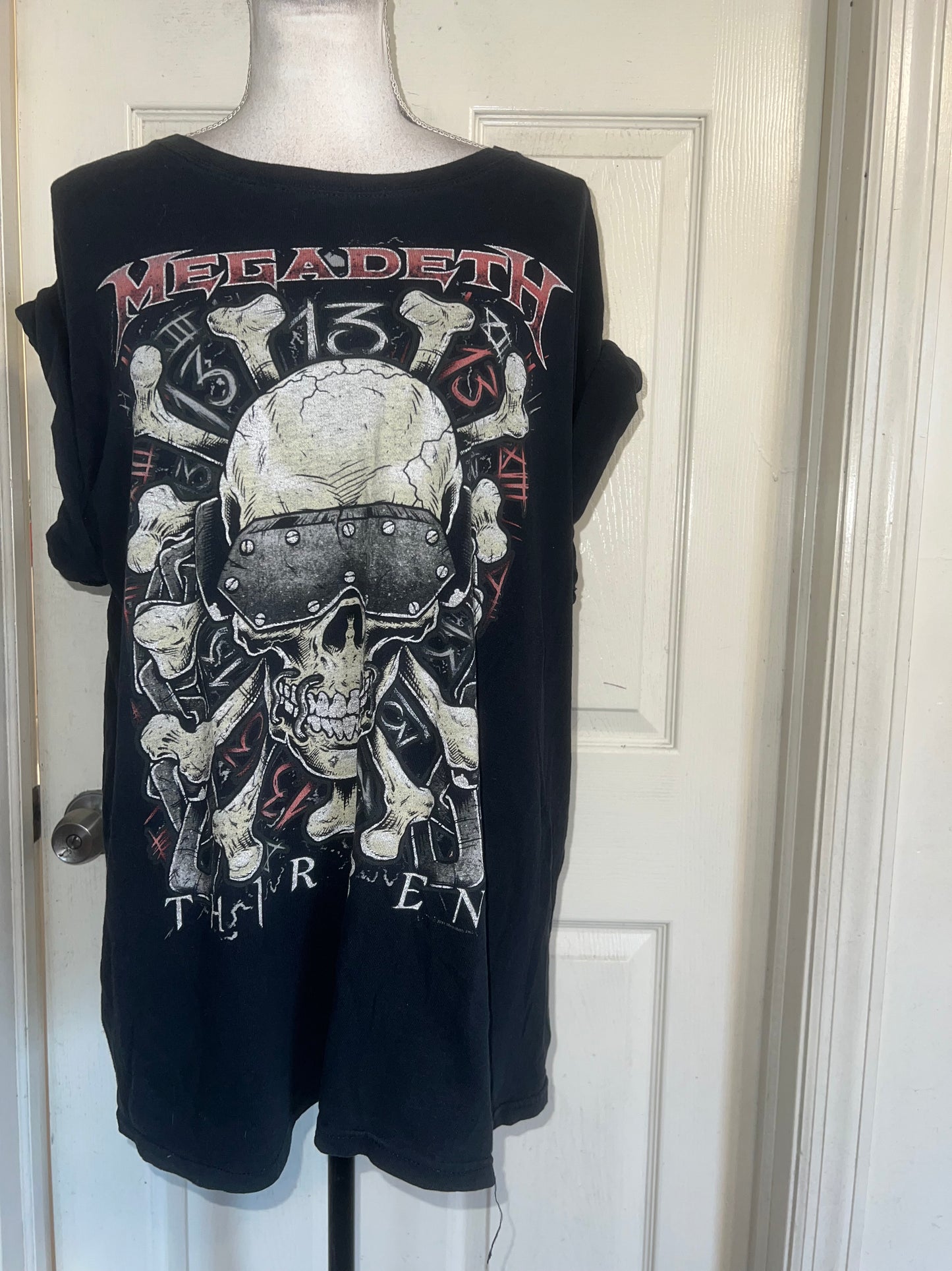 Megadeath American Vintage Oversized Distressed Tee