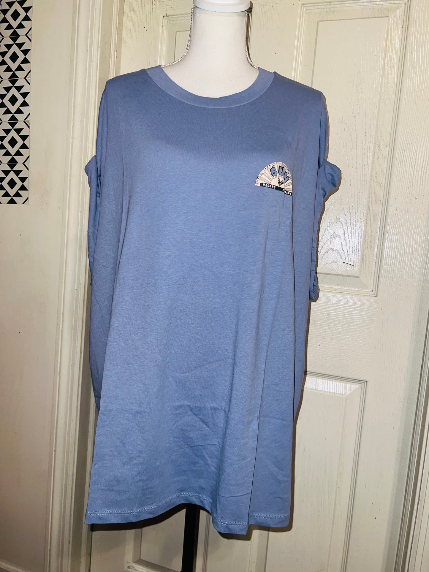 Elvis Double Sided Oversized Distressed Tee