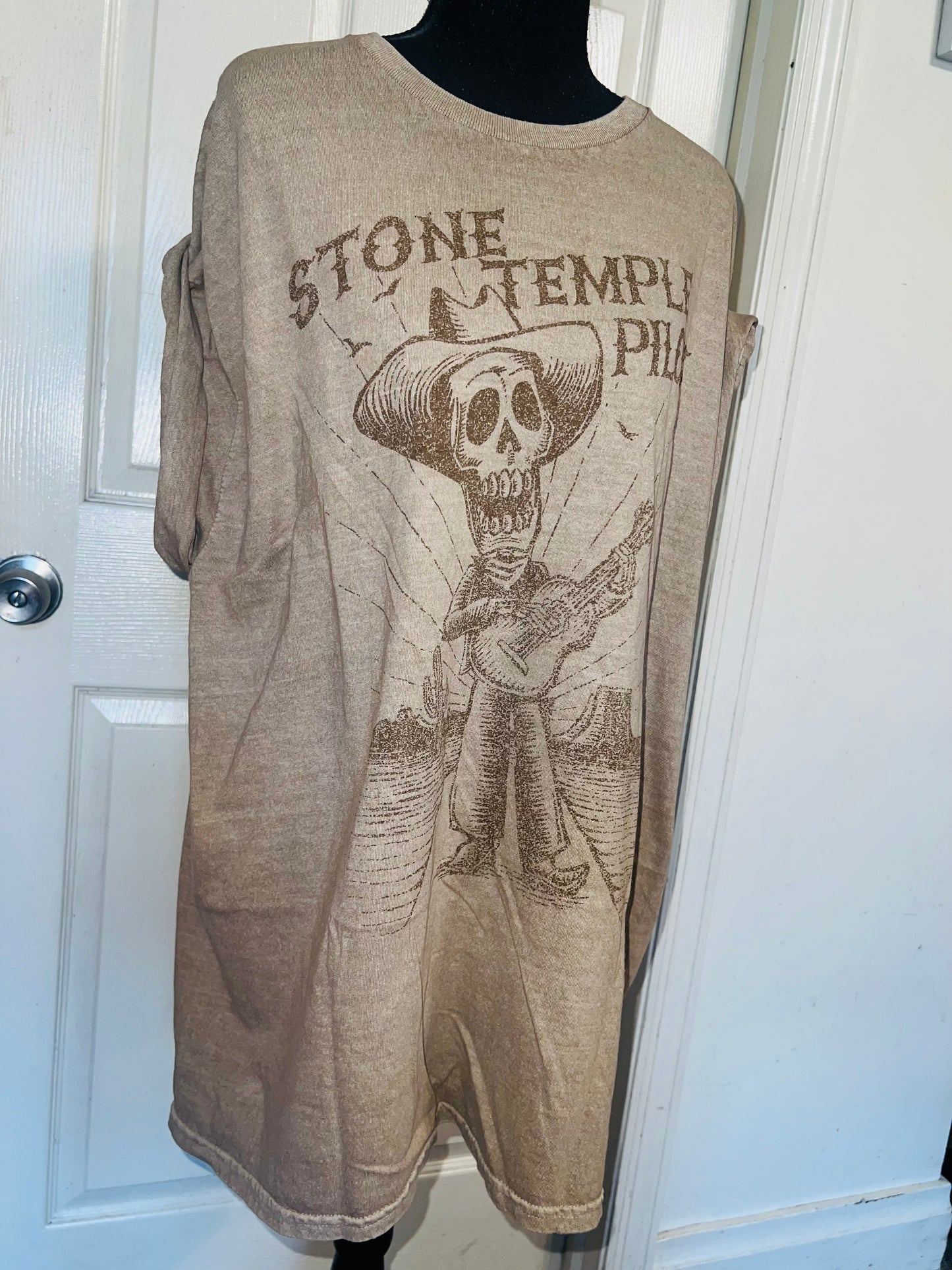 Stone Temple Pilots Oversized Distressed Tee