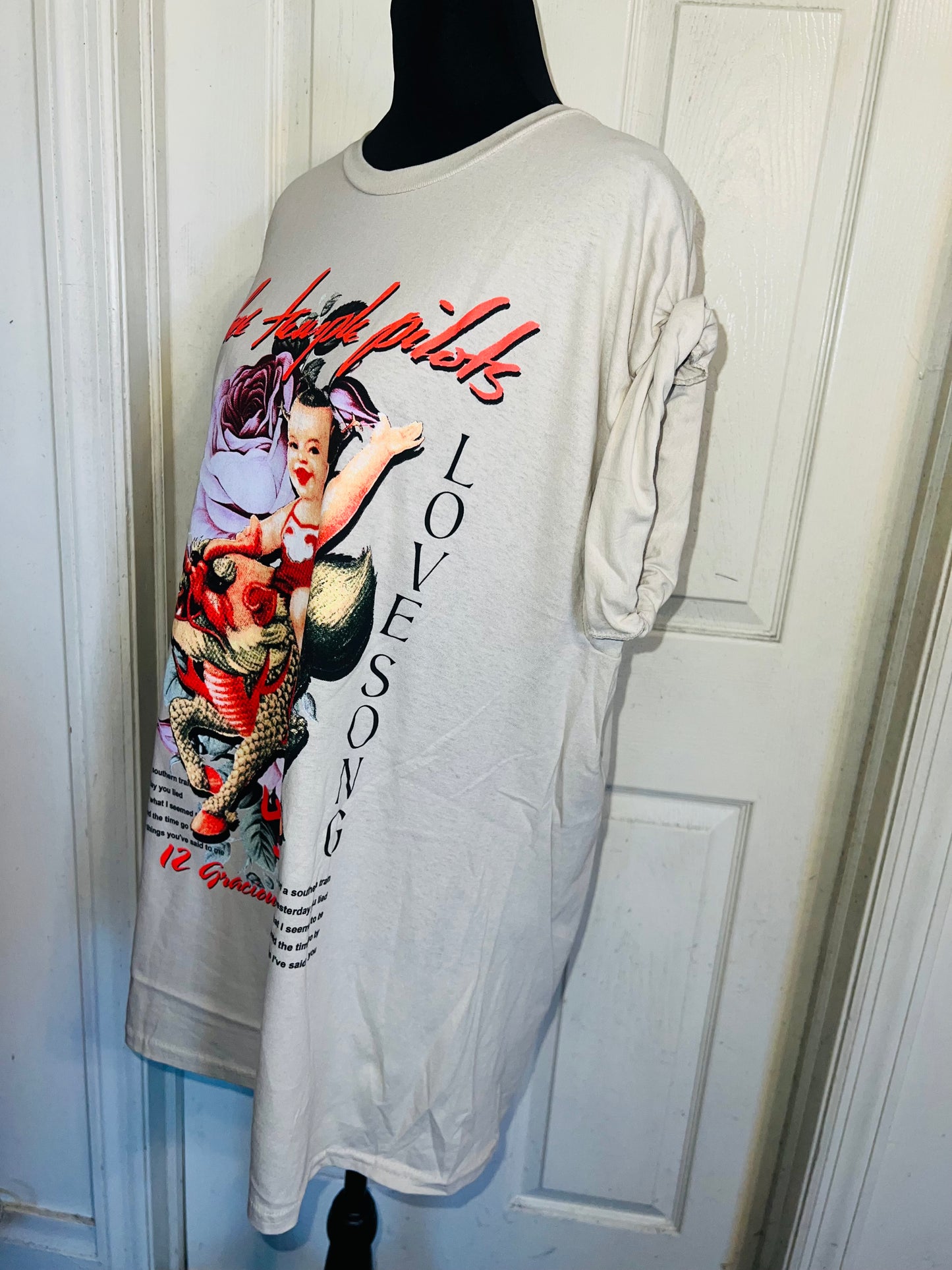 Stone Temple Pilots Oversized Distressed Tee