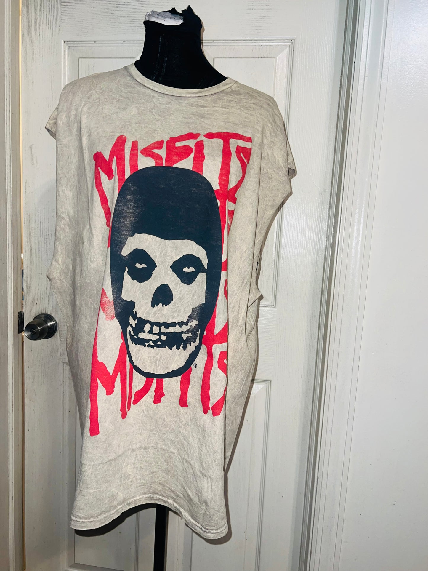 Misfits Oversized Distressed Muscle Tank