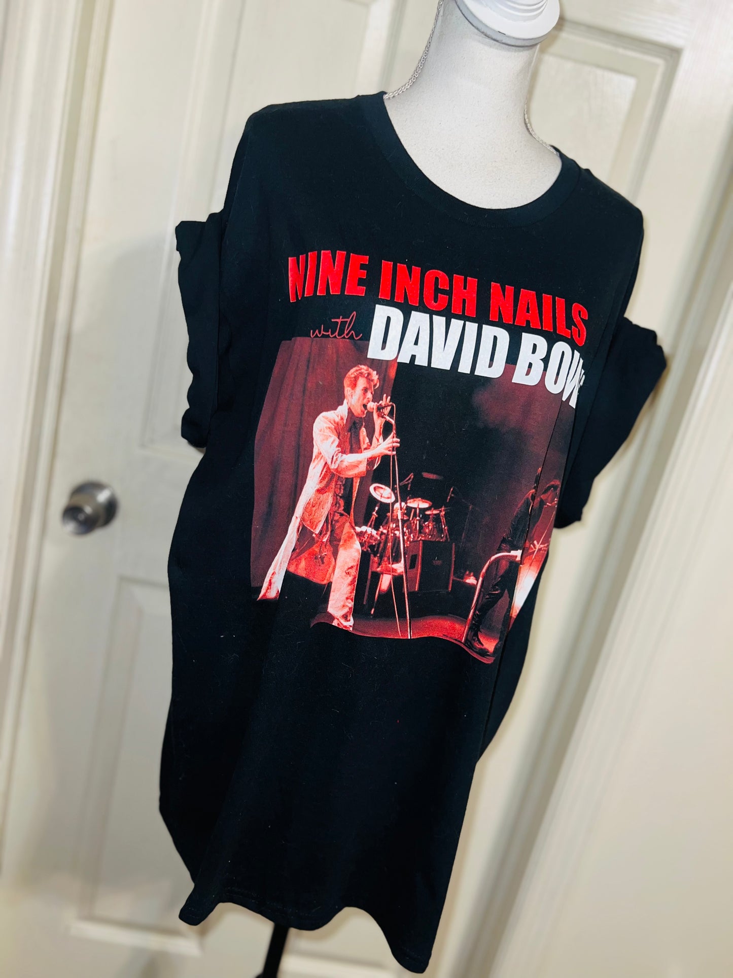 Nine Inch Nails and David Bowie Oversized Tee