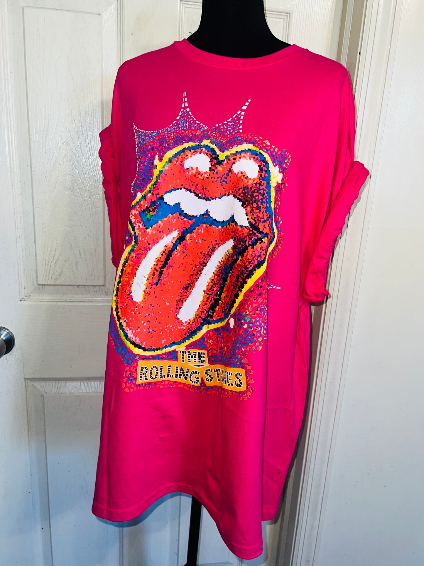 Rolling Stones Oversized Distressed Tee