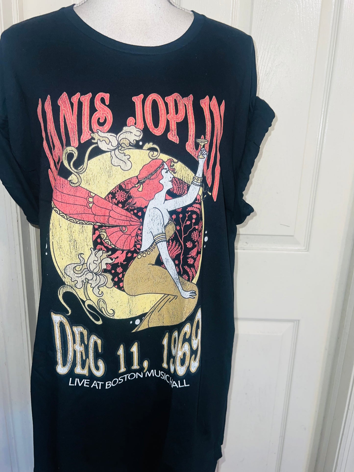 Janis Joplin Oversized Distressed Tee