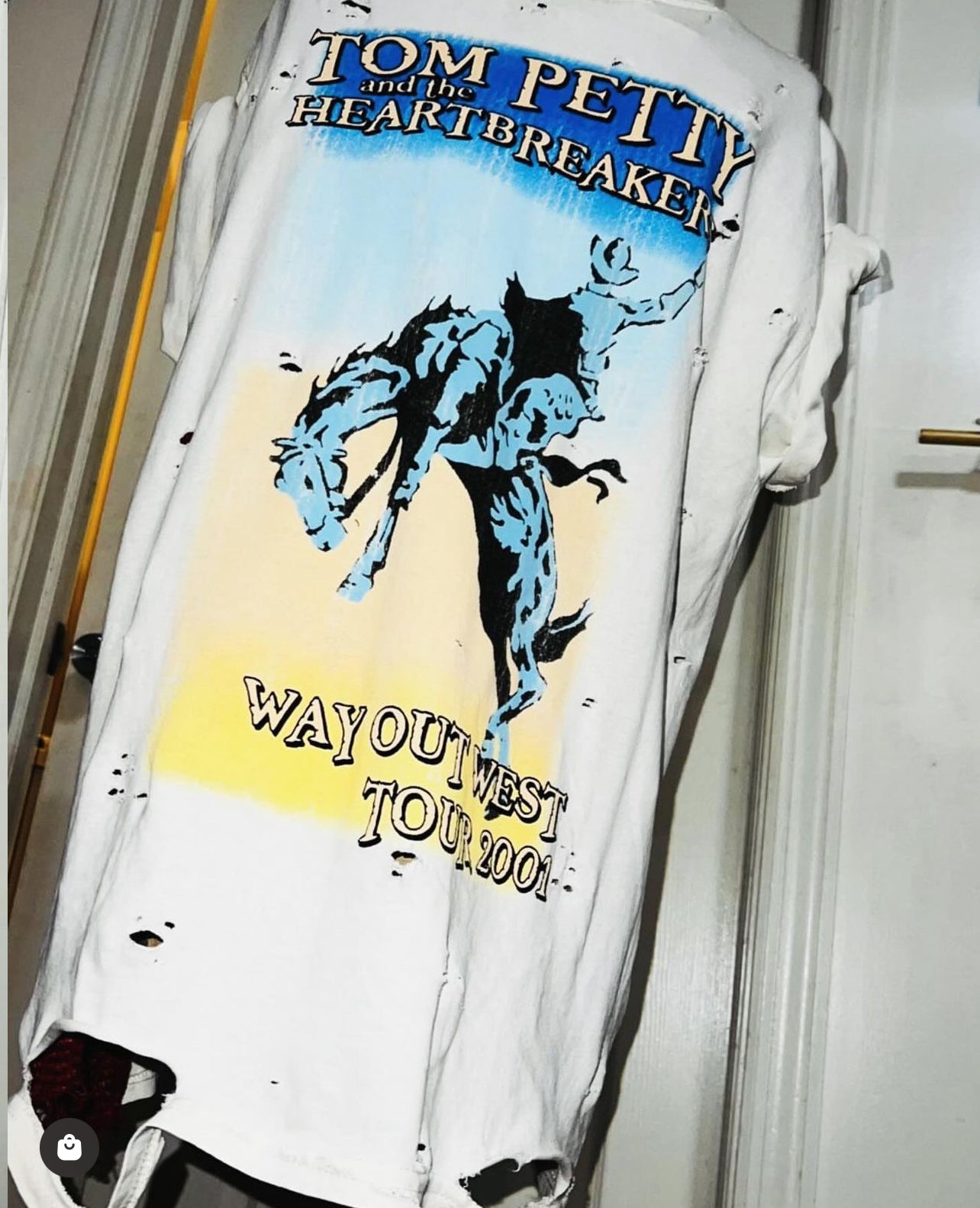 Tom Petty and the Heartbreakers Oversized Distressed Tee