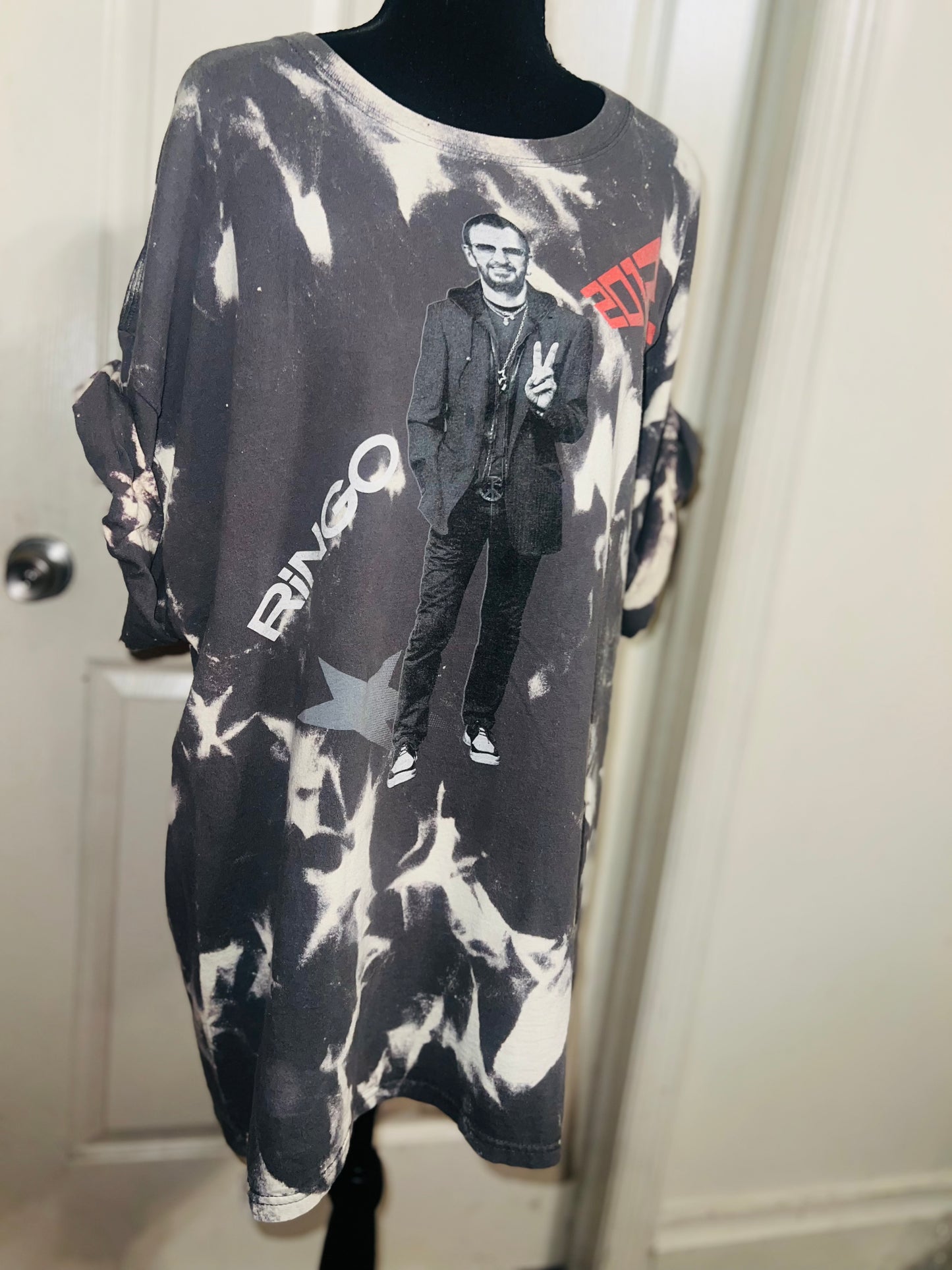 Bleached Ringo Starr Vintage Double Sided Tee