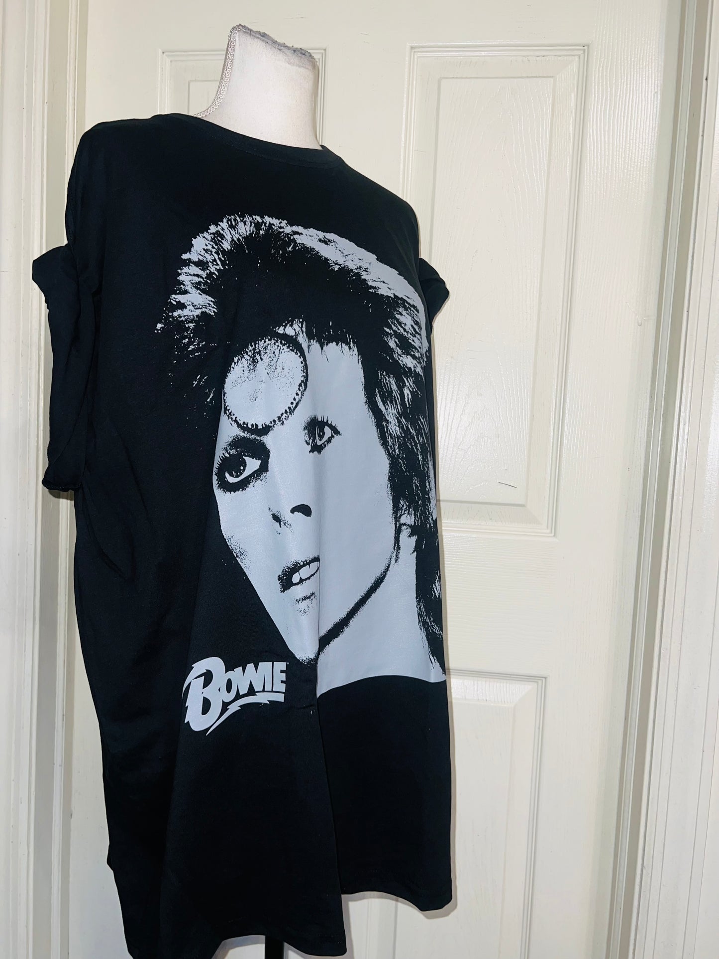 David Bowie Oversized Distressed Tee