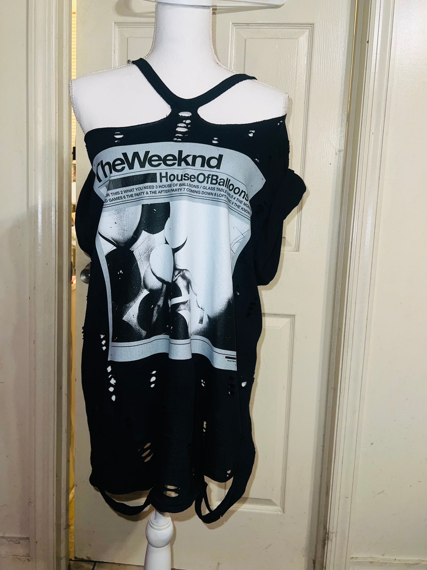 The Weeknd HOB Oversized Distressed Tee