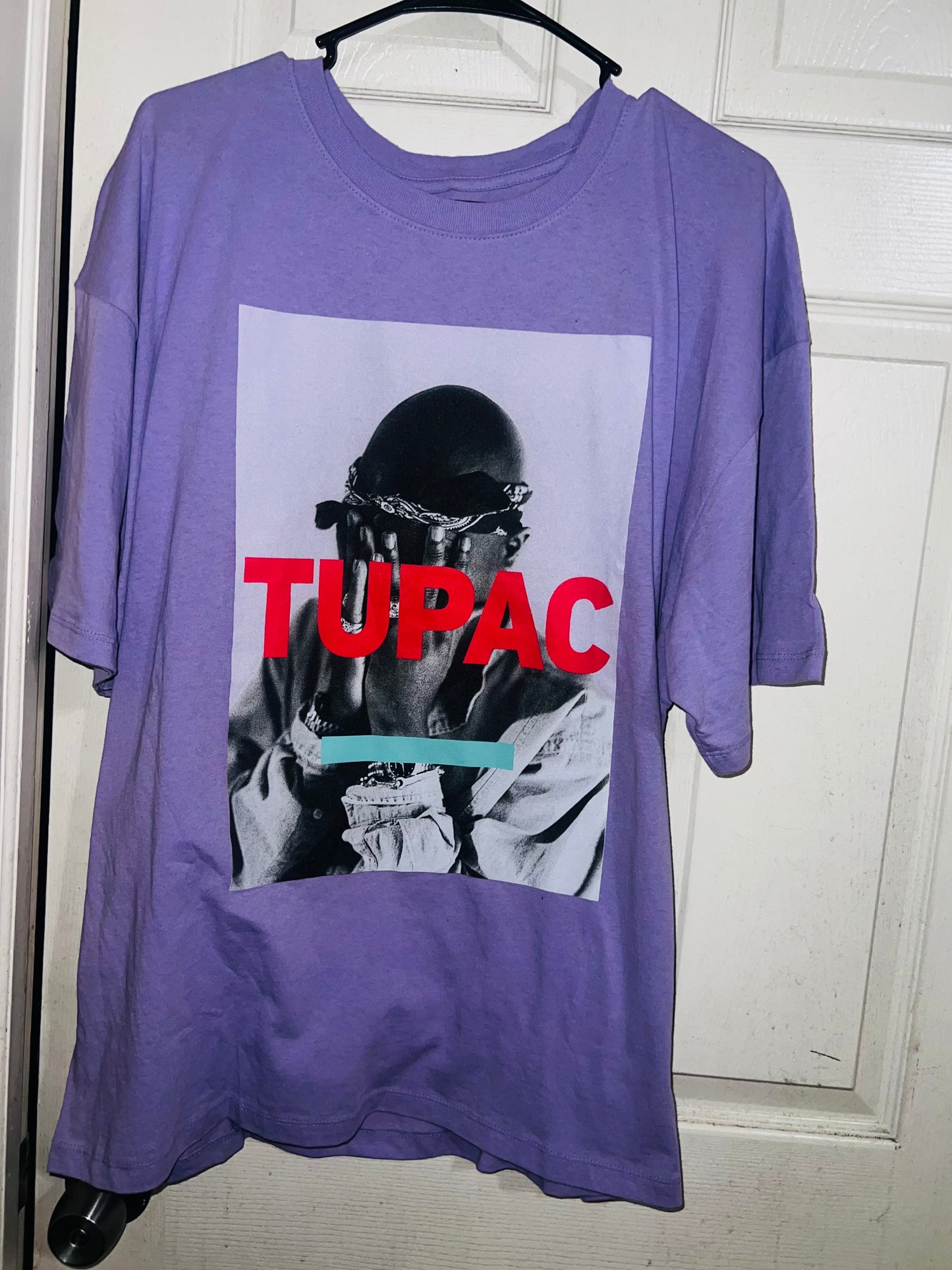 Tupac Oversized Distressed Tee