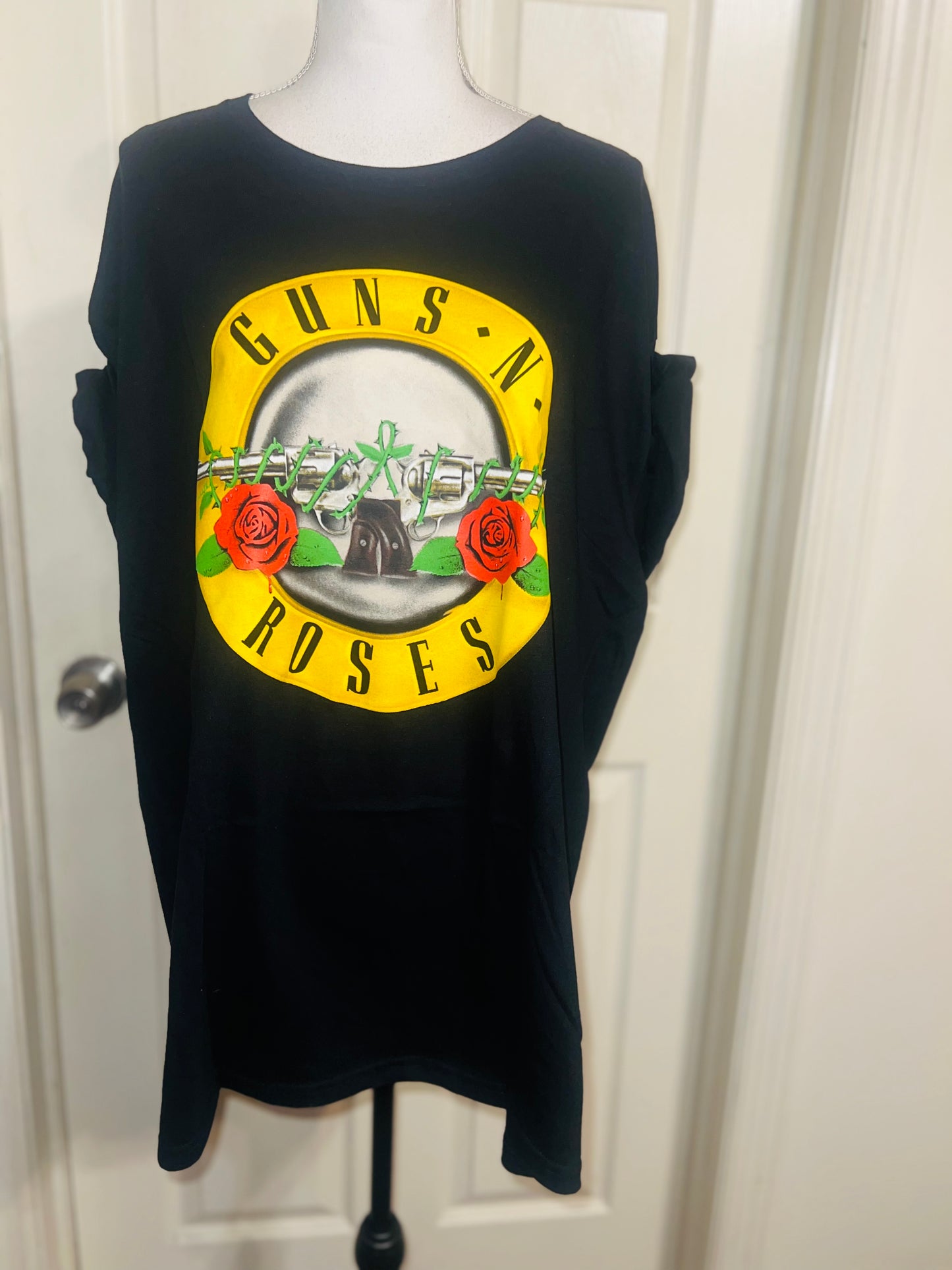 Guns n Roses Oversized Distressed Tee