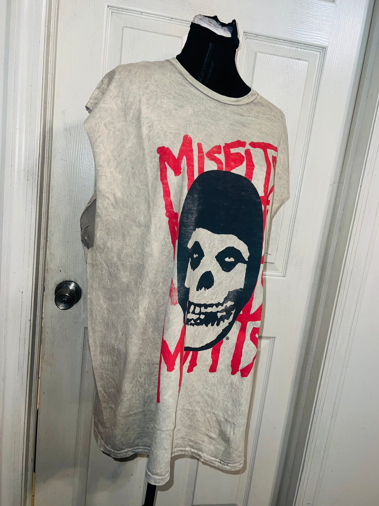 Misfits Oversized Distressed Muscle Tank