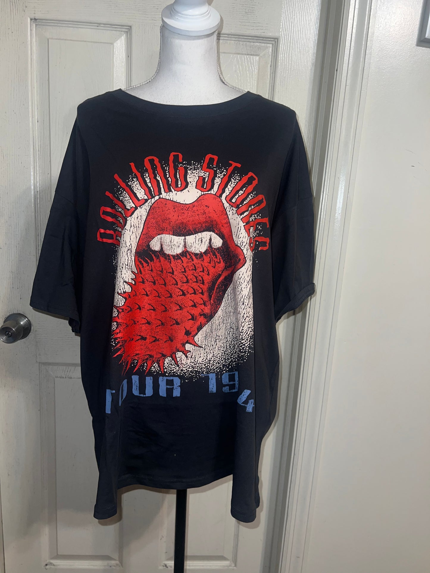Rolling Stones Oversized Distressed Tee