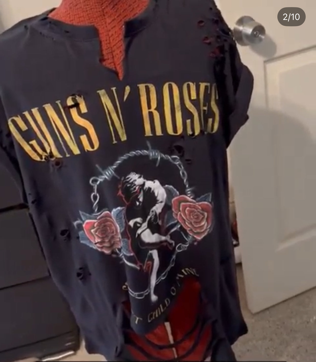 Guns n’ Roses Oversized Distressed Tee