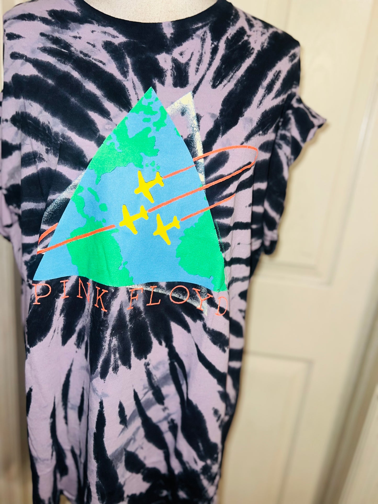 Pink Floyd Double Sided Oversized Distressed Tee