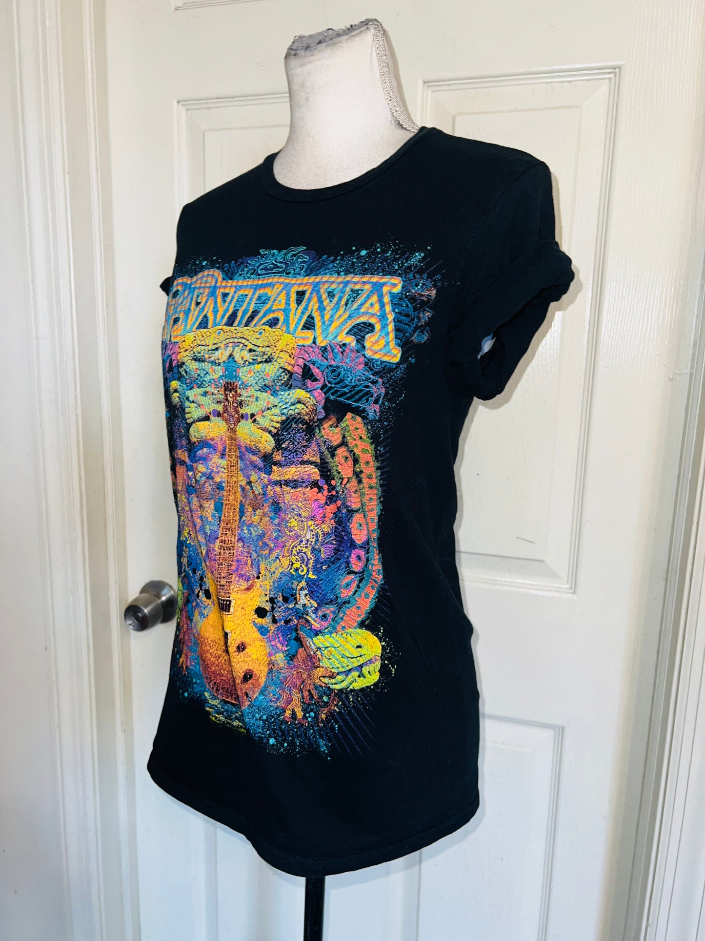 Santana Vintage Oversized Distressed Tee