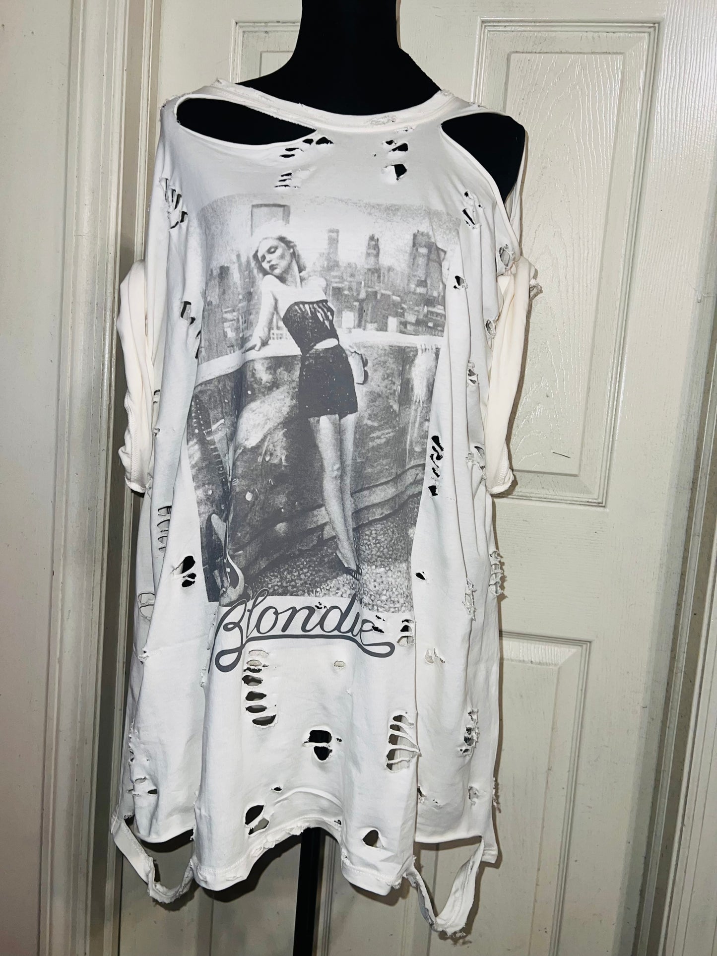 Blondie Oversized Distressed Tee (AS IS)