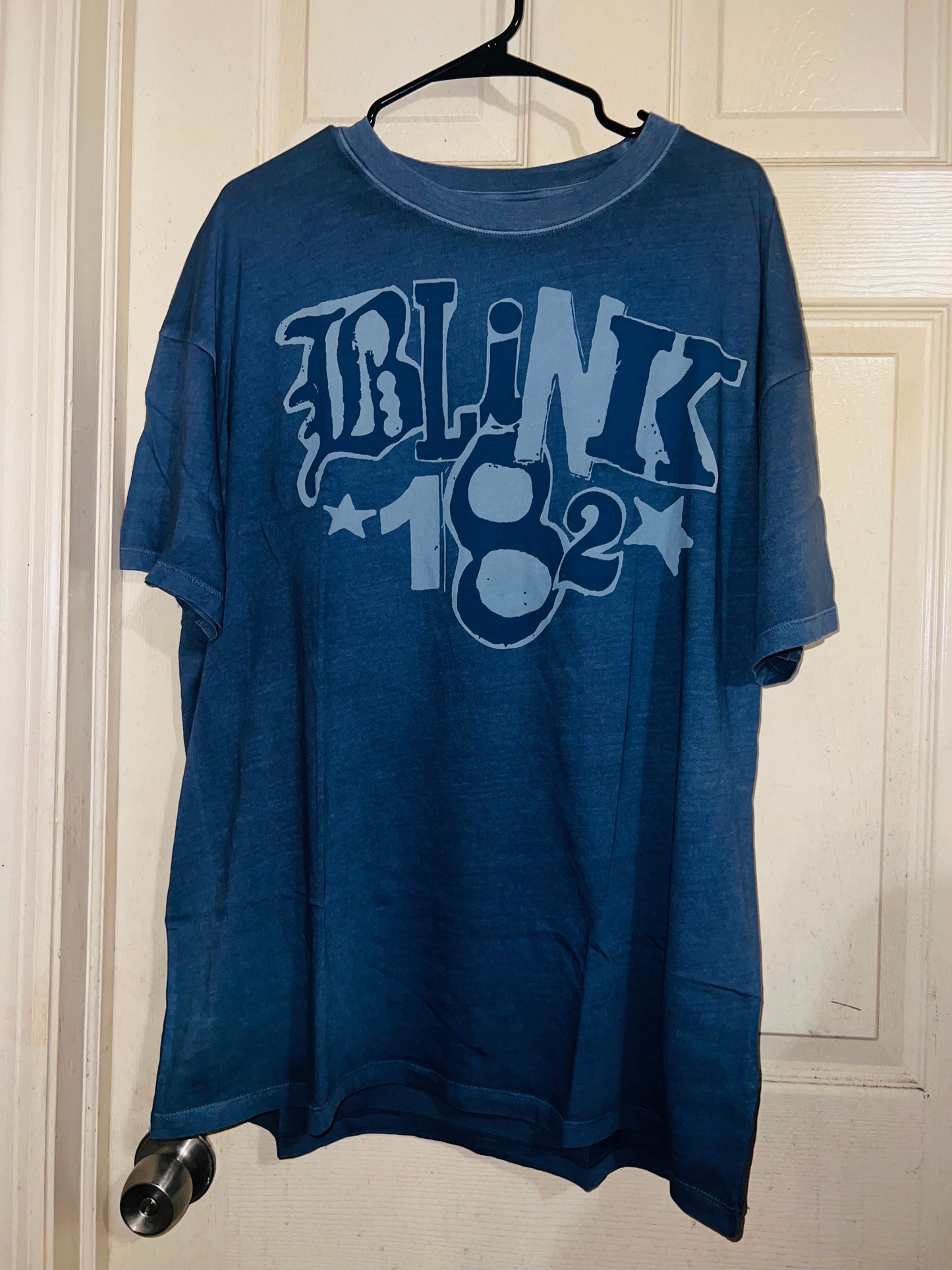 Blink 182 Oversized Distressed Tee