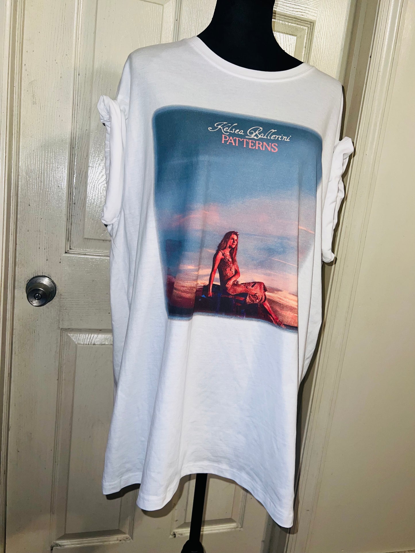 Kelsea Ballerini Oversized Double Sided Distressed Tour Tee