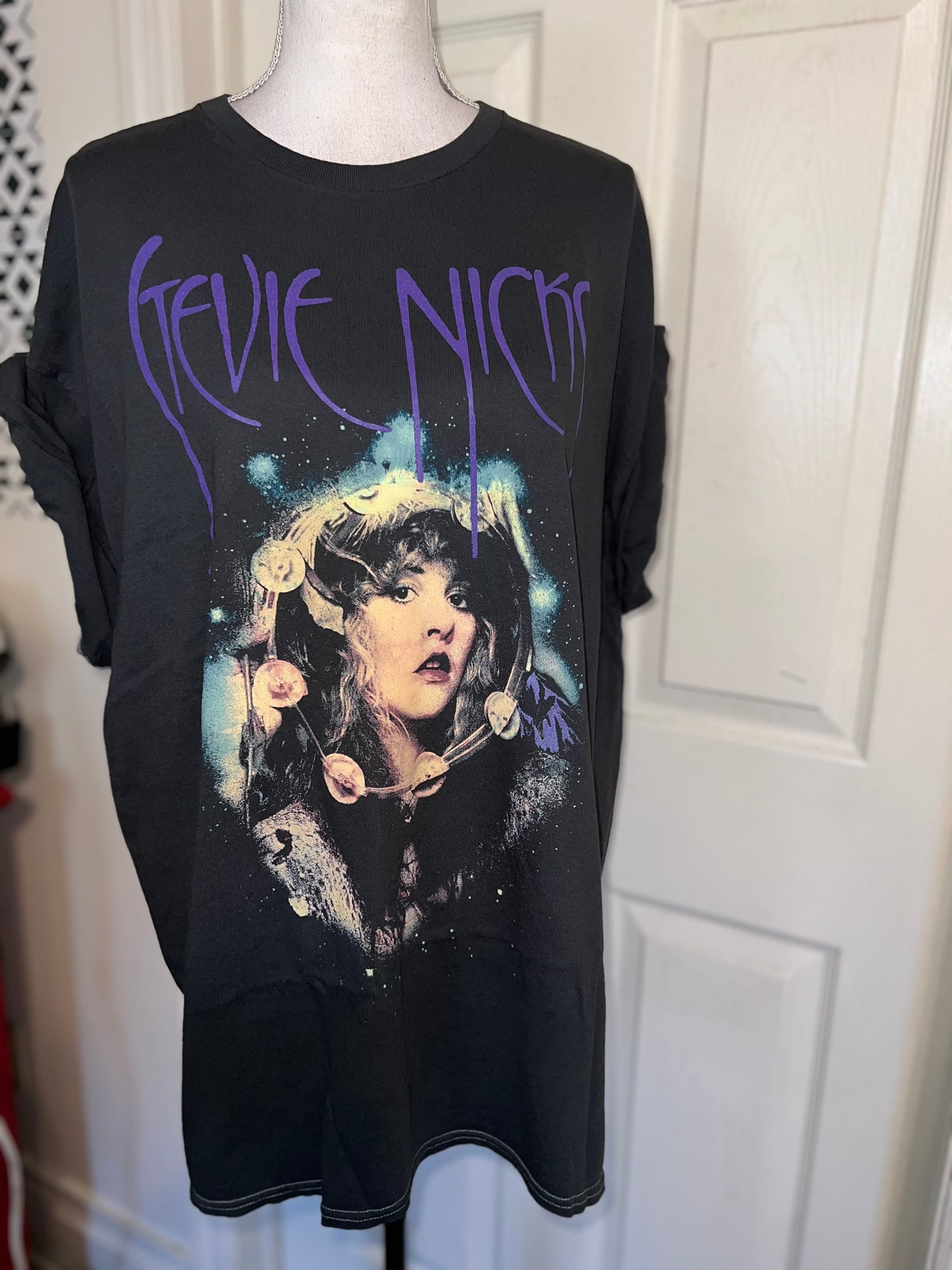 Stevie Nicks Oversized Distressed Tee