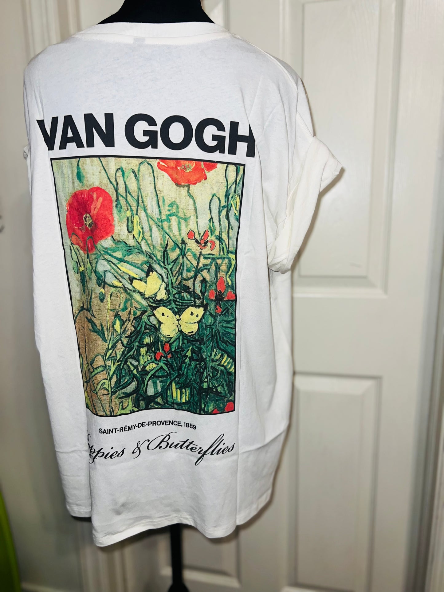 Vincent Van Gogh Double Sided Oversized Distressed Tee