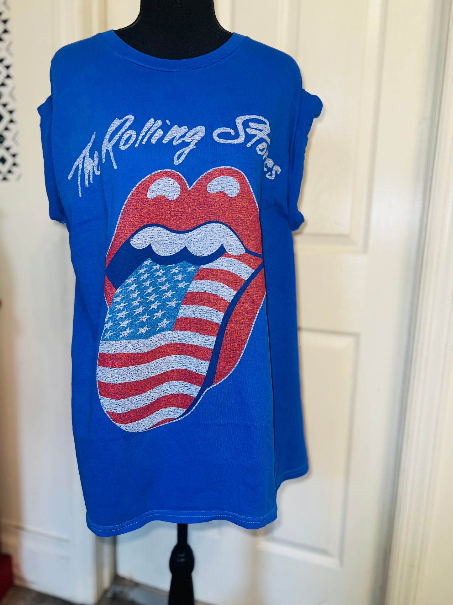 The Rolling Stones Oversized Distressed Tee