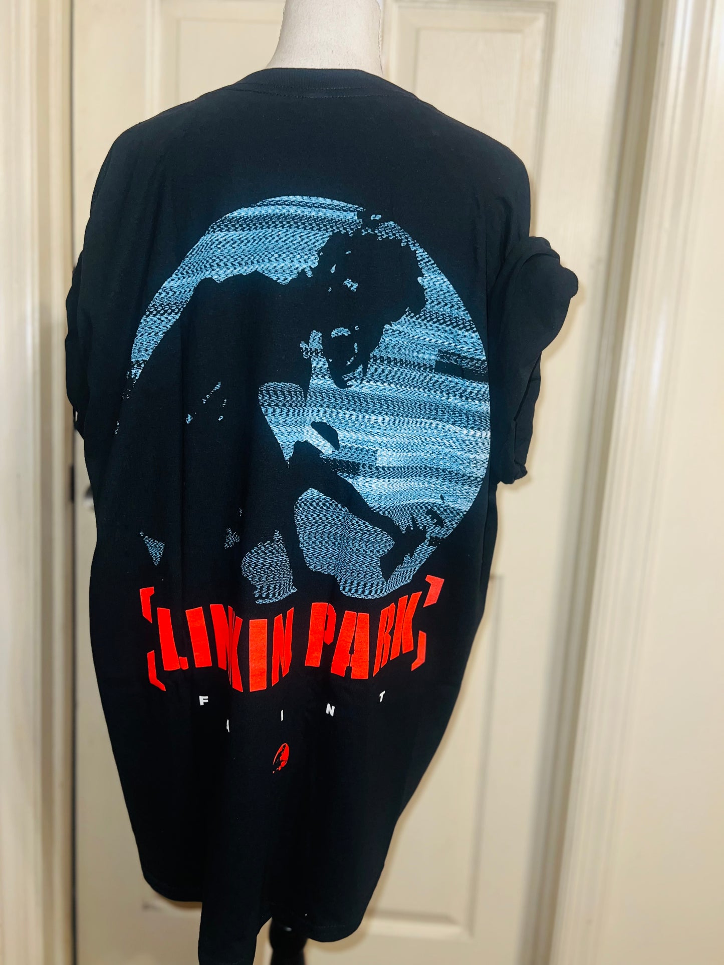 Linkin Park Double Sided Oversized Distressed Tee
