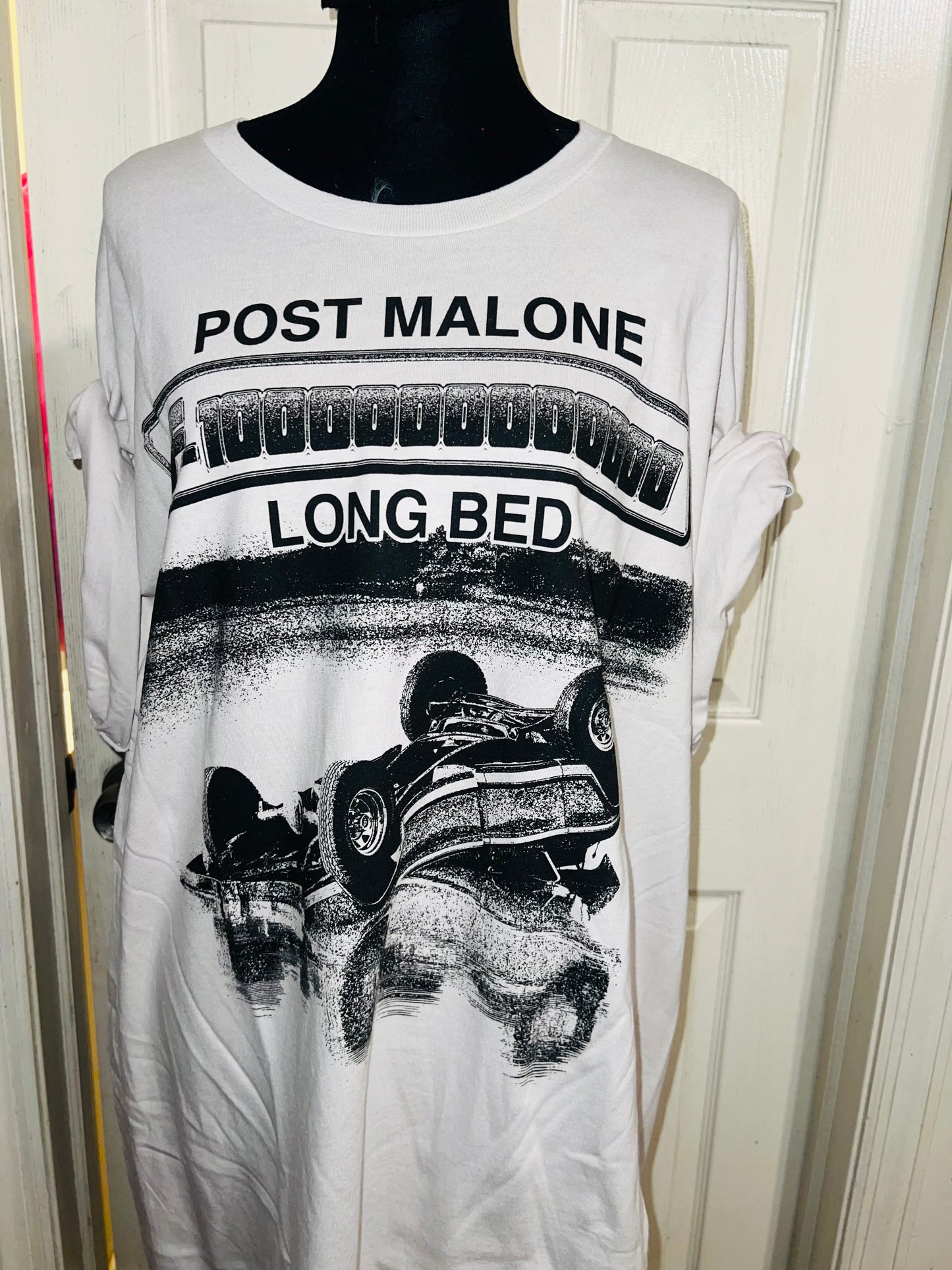Post Malone Double Sided Oversized Distressed Tee
