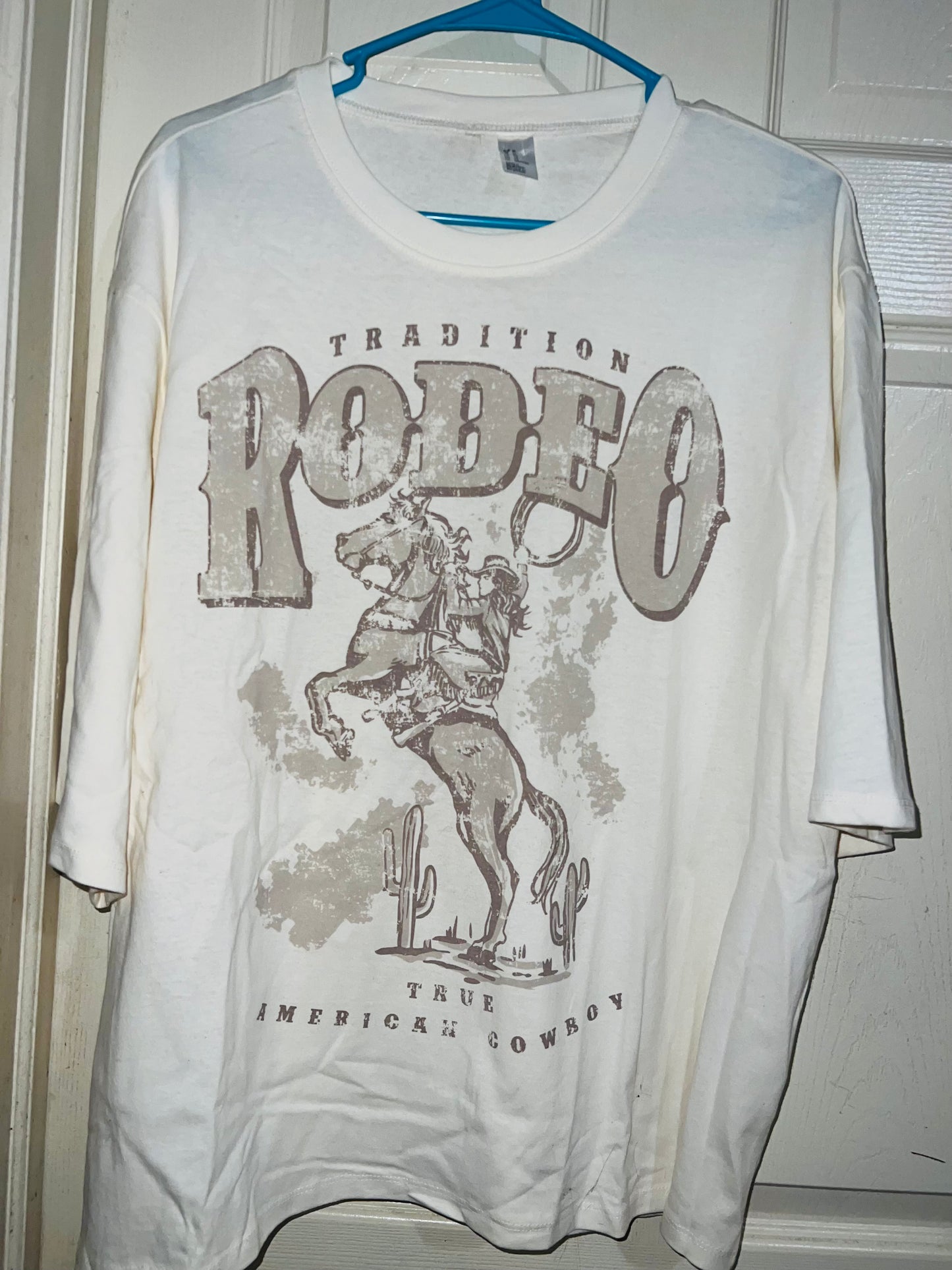Rodeo Oversized Distressed Tee