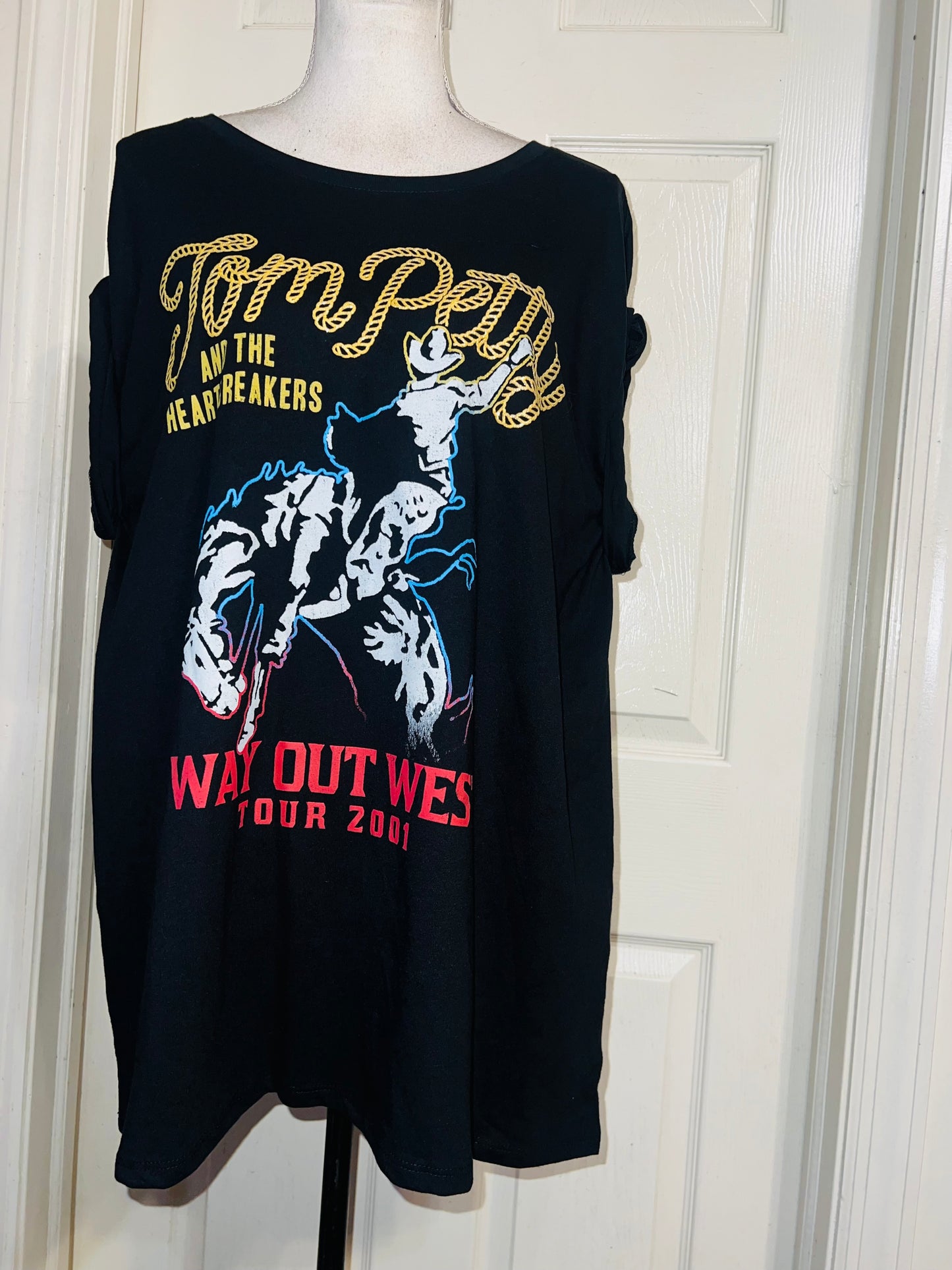 Tom Petty & The Heartbreakers Oversized Distressed Tee