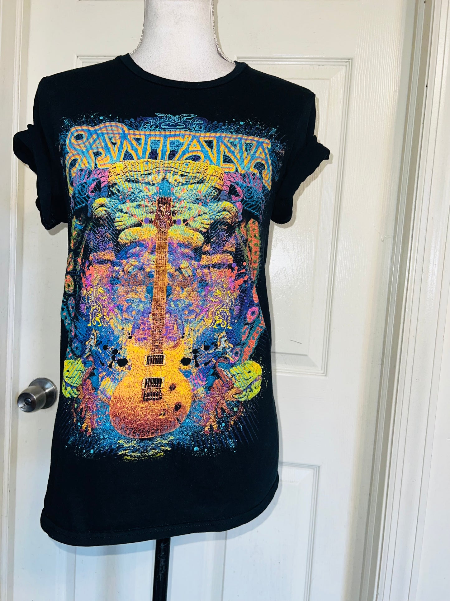 Santana Vintage Oversized Distressed Tee