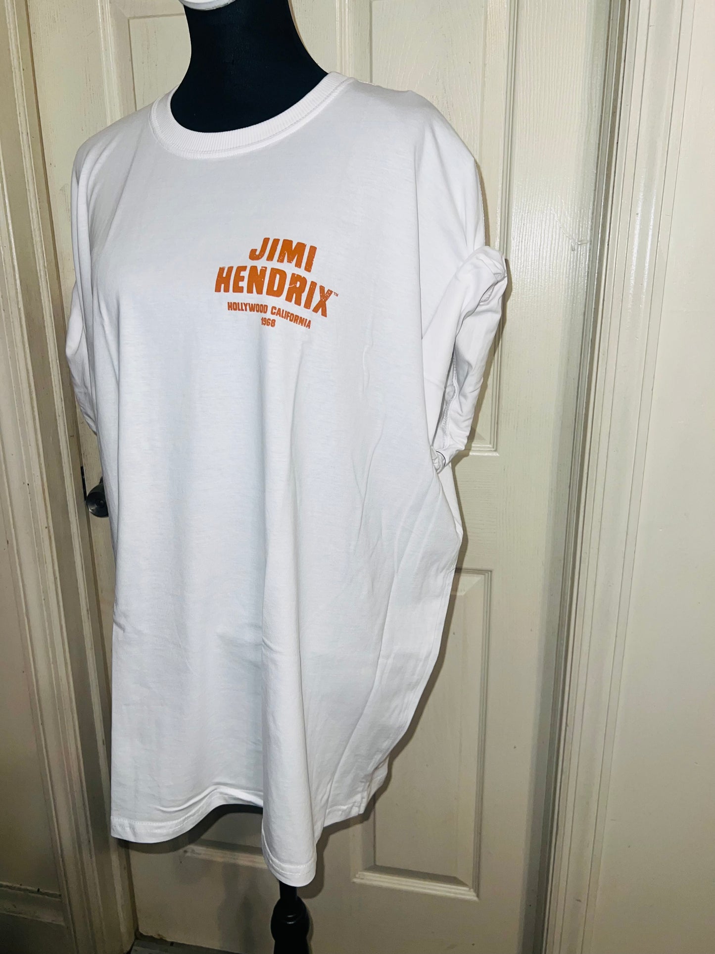 Jimi Hendrix Double Sided Oversized Distressed Tee