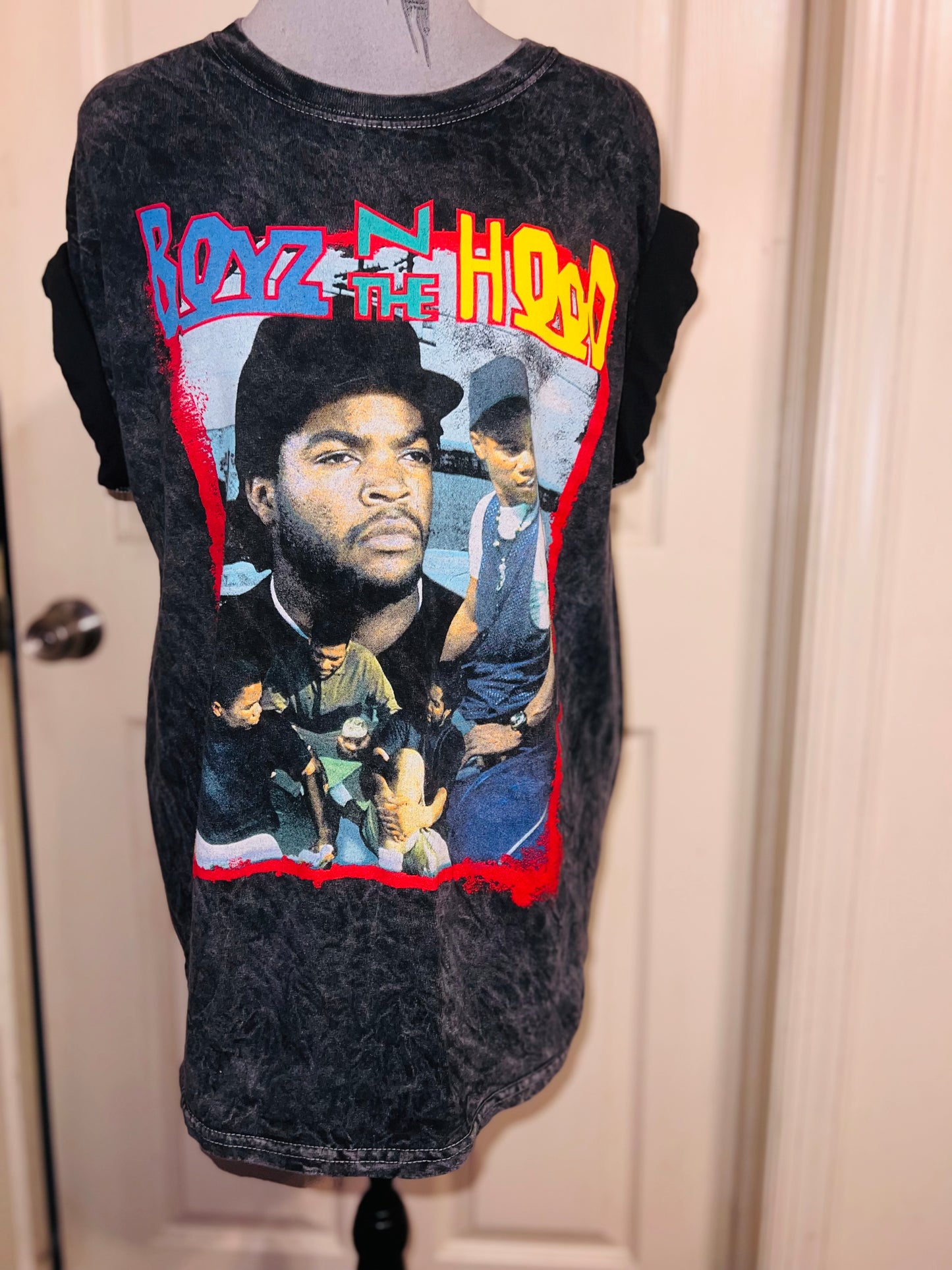 Boyz in the Hood Oversized Distressed Tee