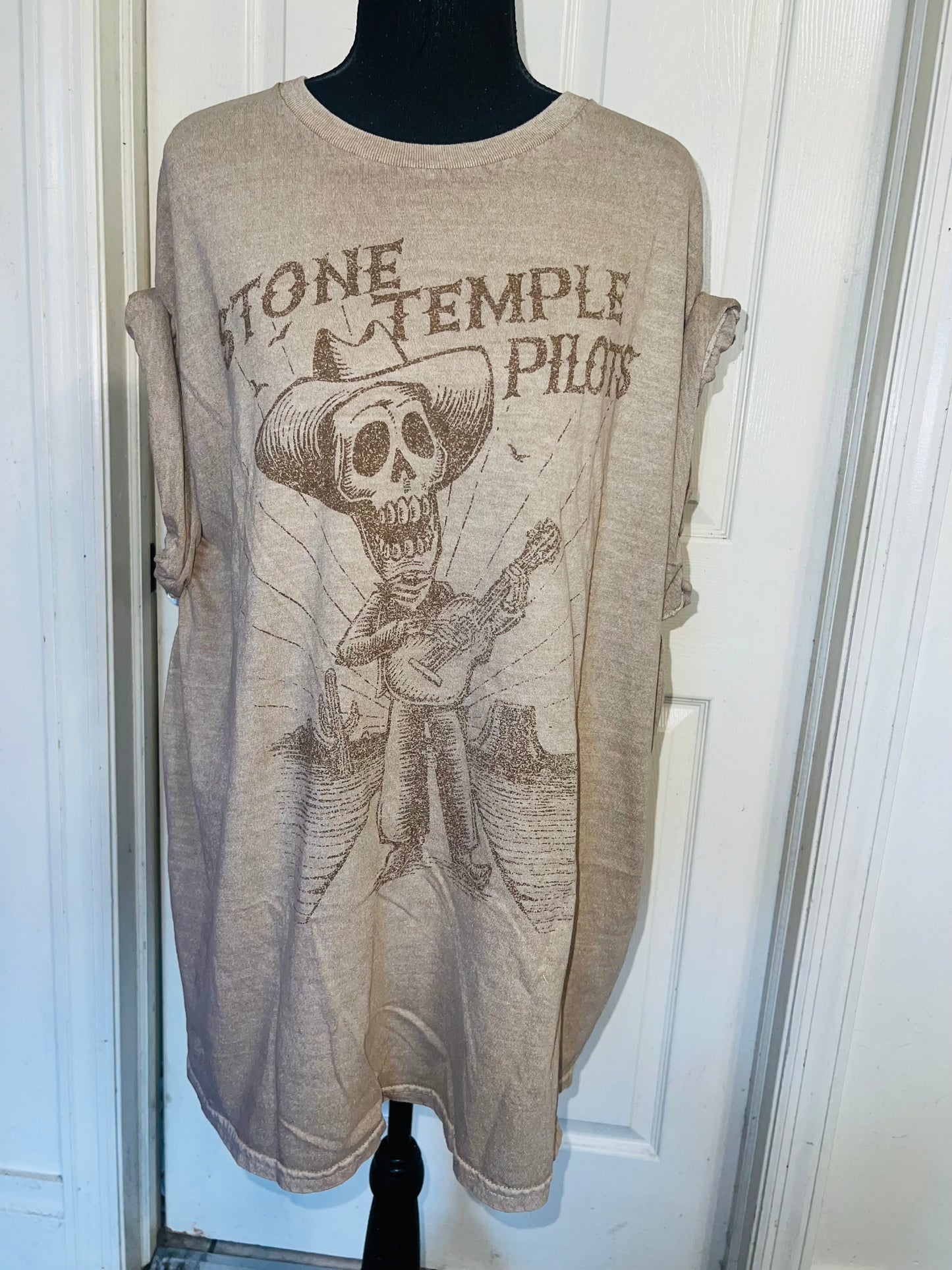 Stone Temple Pilots Oversized Distressed Tee