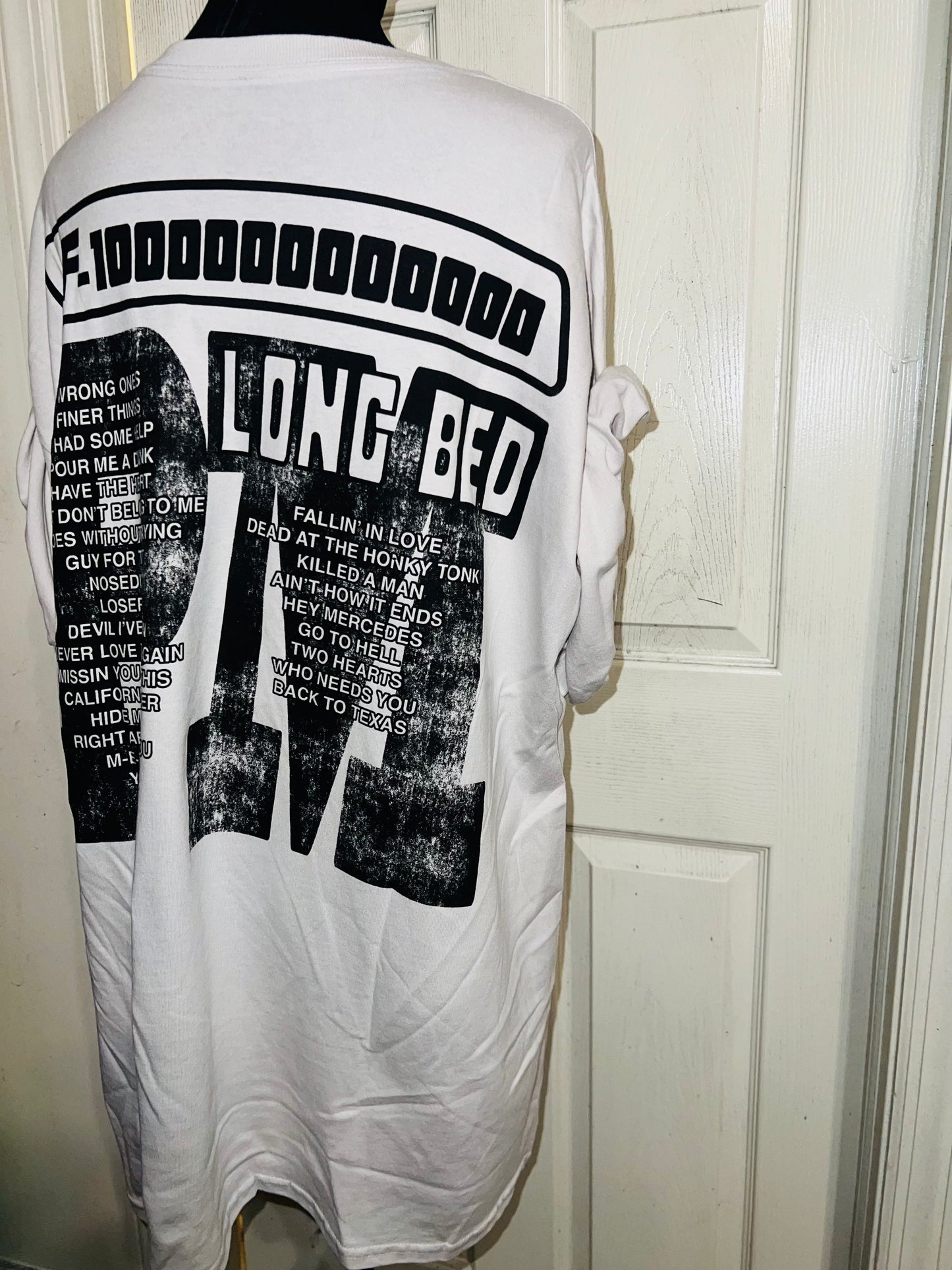 Post Malone Double Sided Oversized Distressed Tee