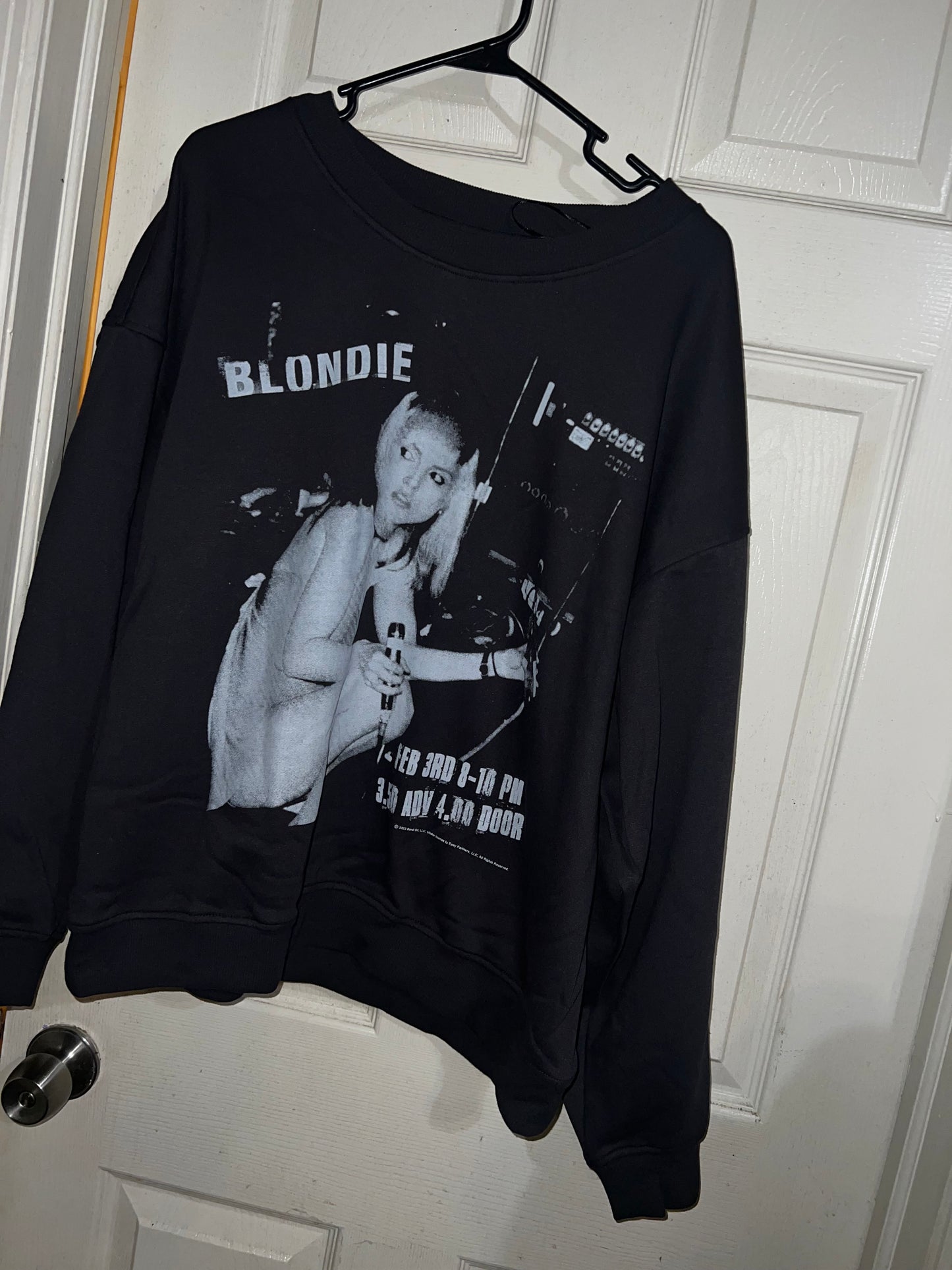 Blondie Oversized Distressed Sweatshirt