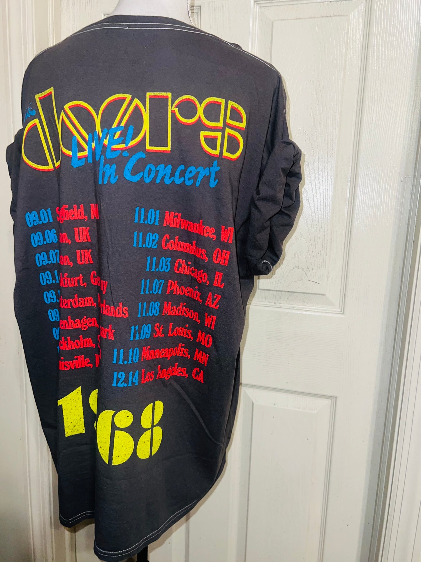 The Doors Double Sided Oversized Distressed Tee