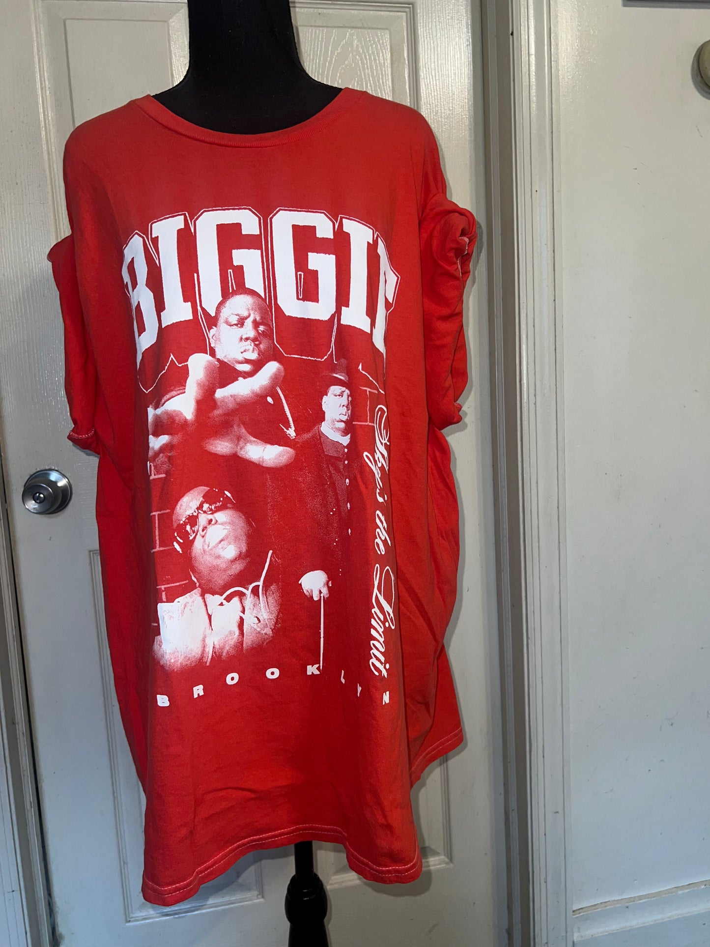 Biggie Smalls Oversized Distressed Tee