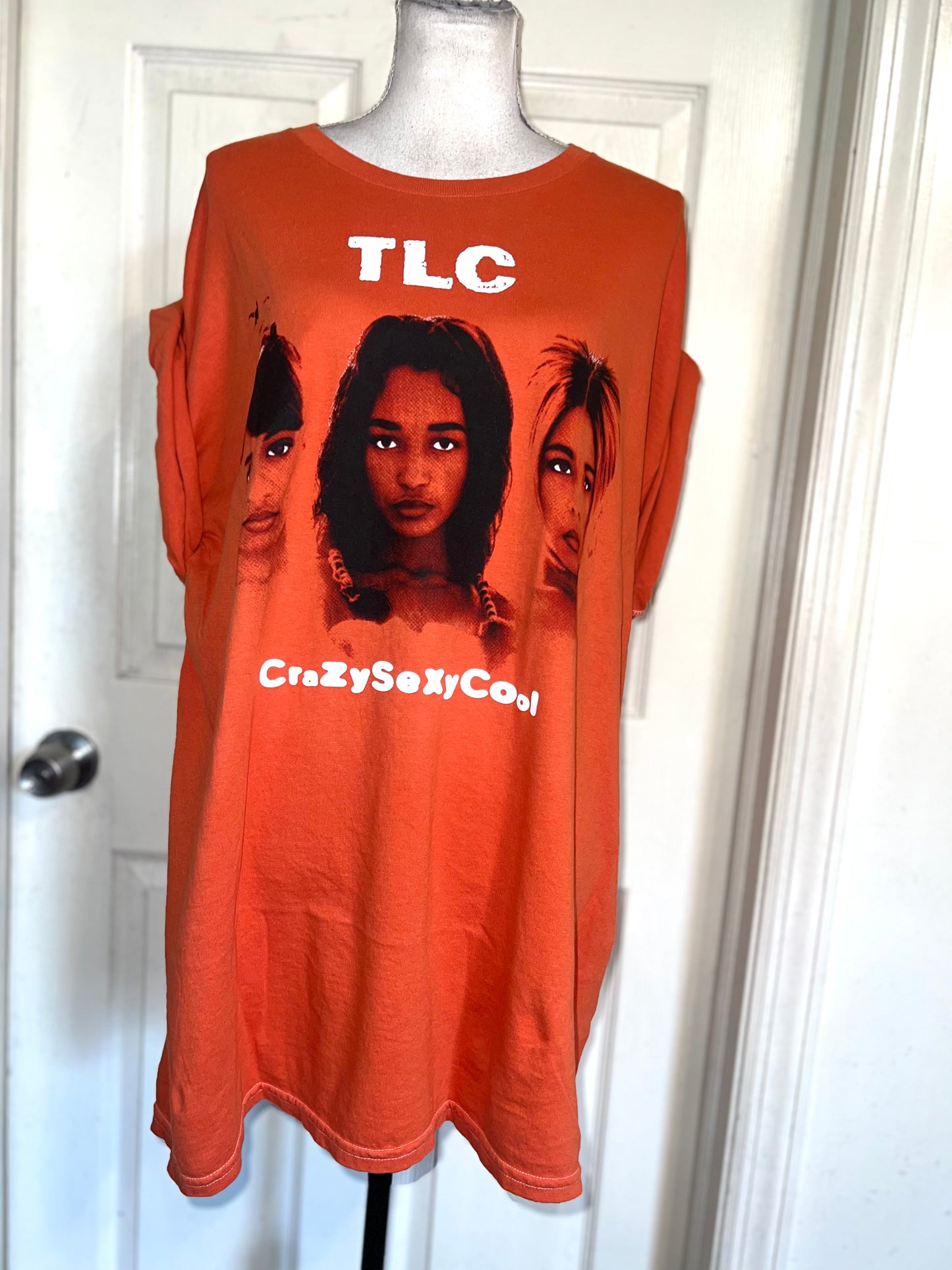TLC Oversized Distressed Tee