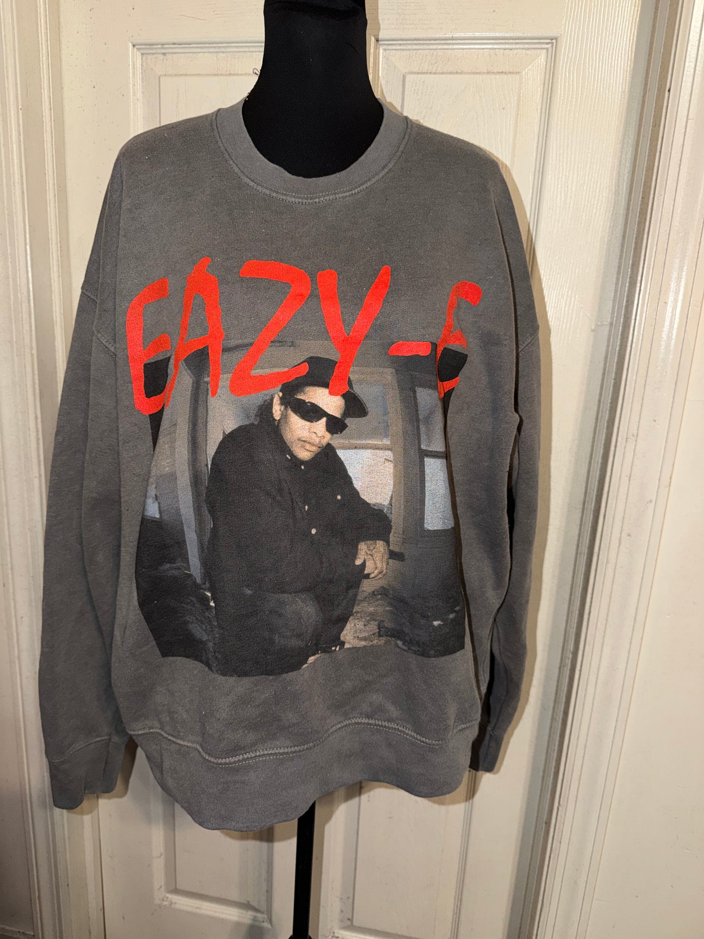 Eazy-E Oversized Distressed Sweatshirt