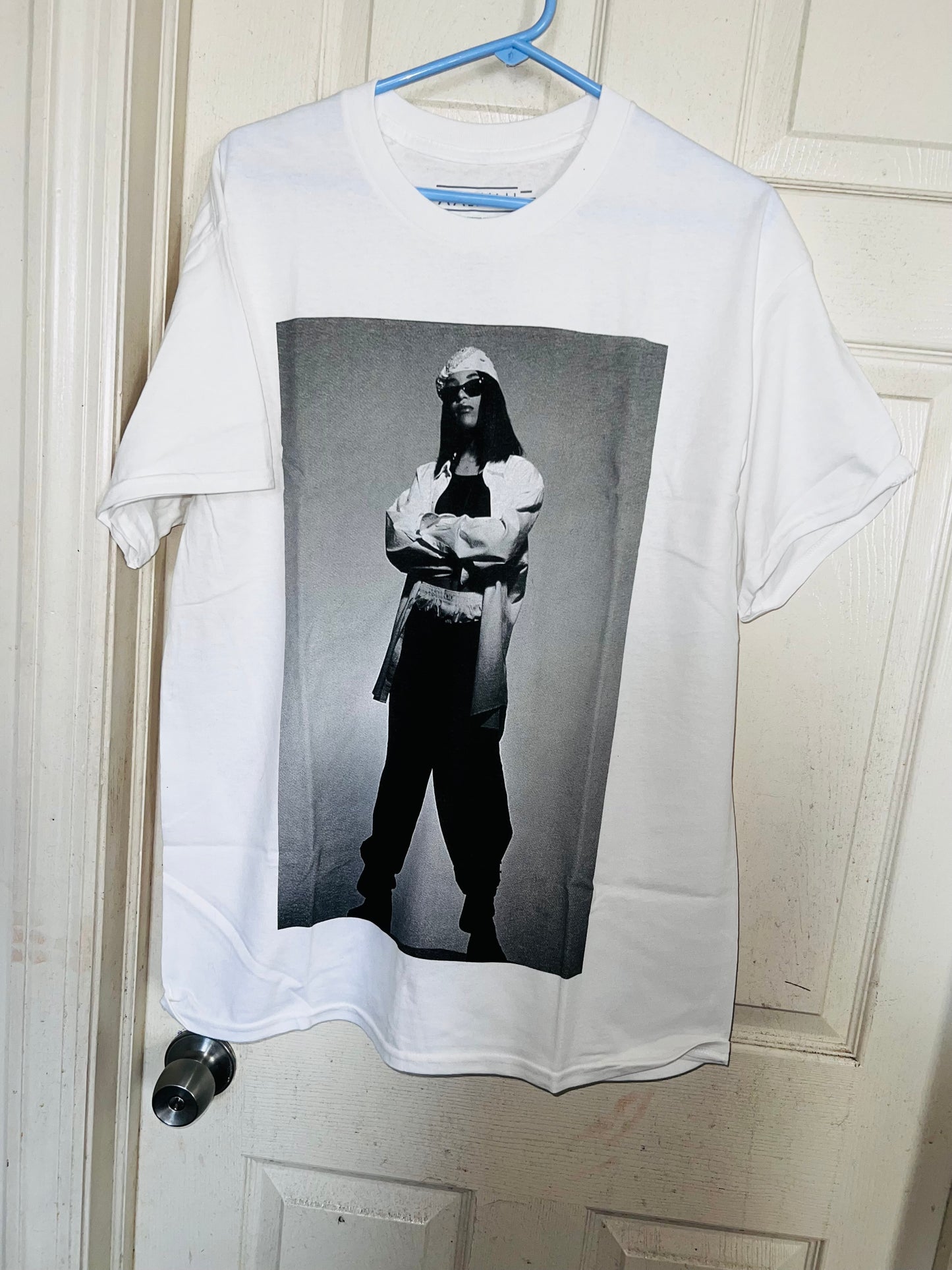 Aaliyah Oversized Distressed Tee